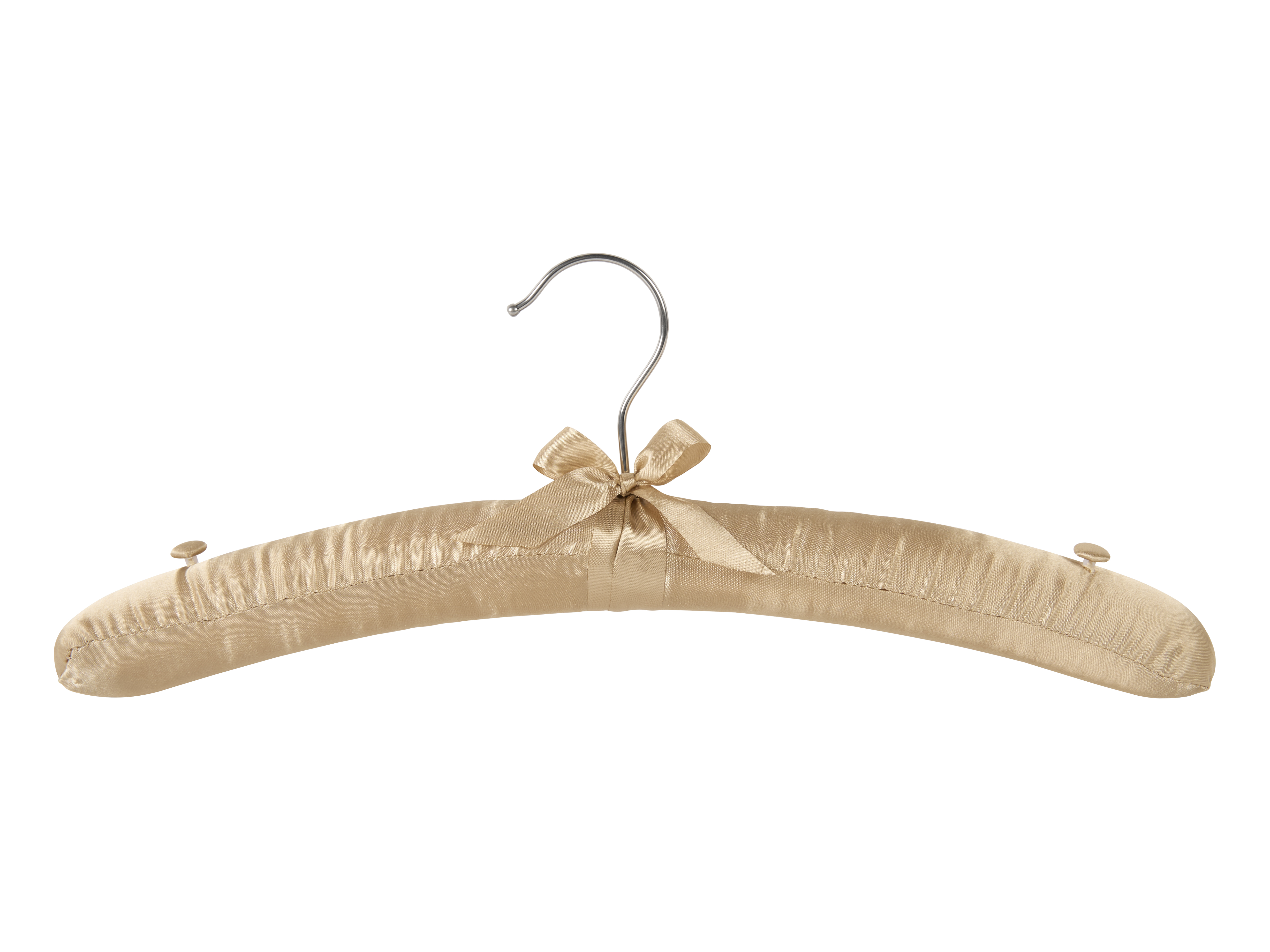 Saltaire Satin Guest Hanger in Champagne
