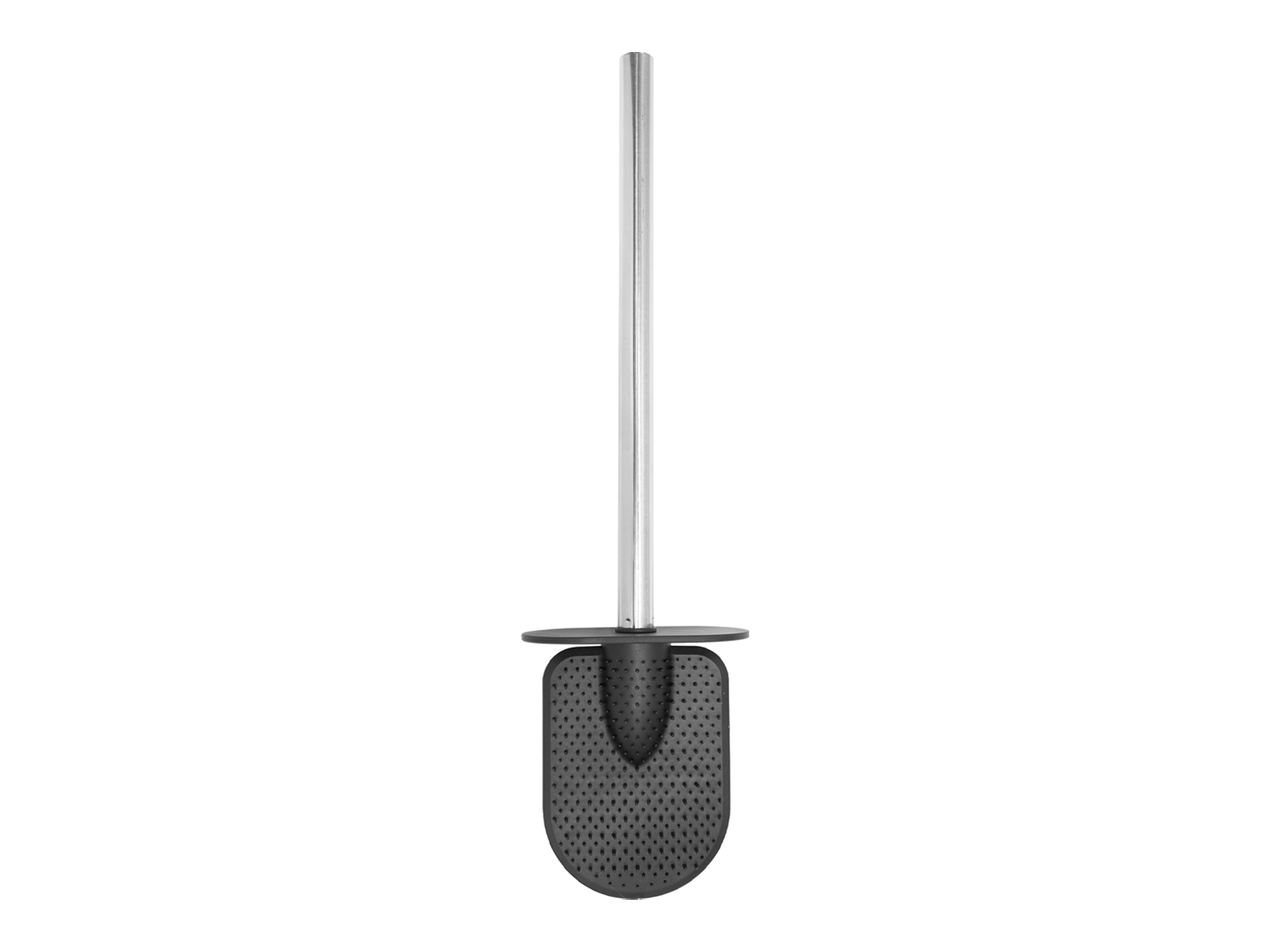 Toilet Brush (Sana / TBH0001) in Polished Steel & Black view 4