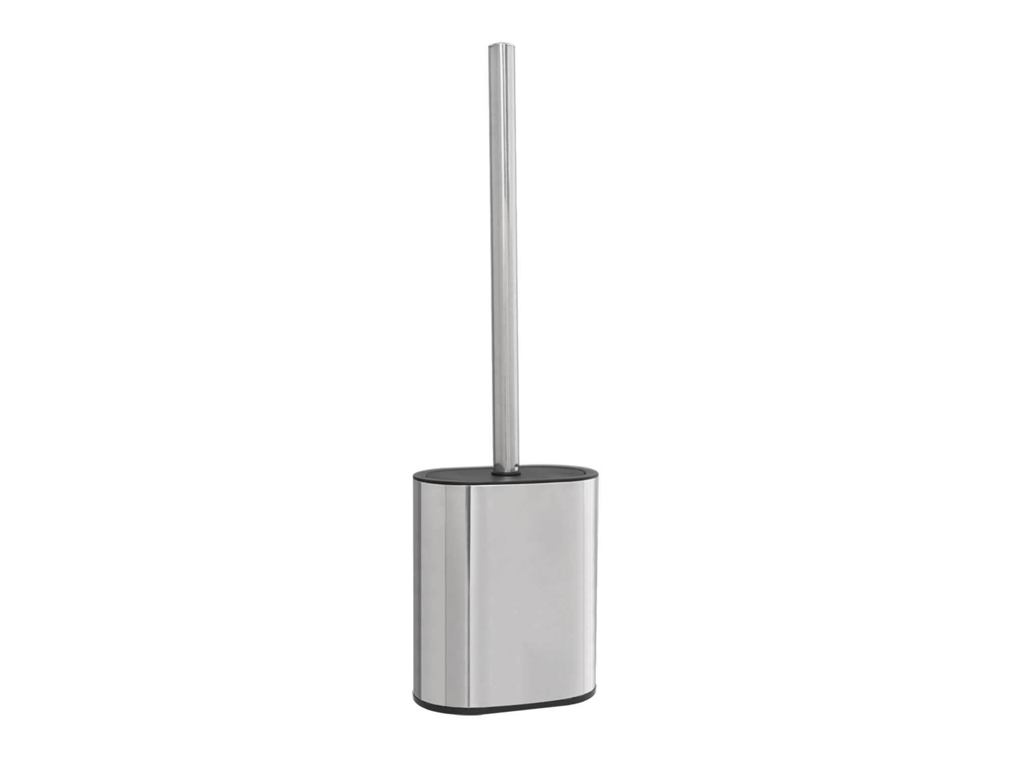 Toilet Brush (Sana / TBH0001) in Polished Steel & Black view 5