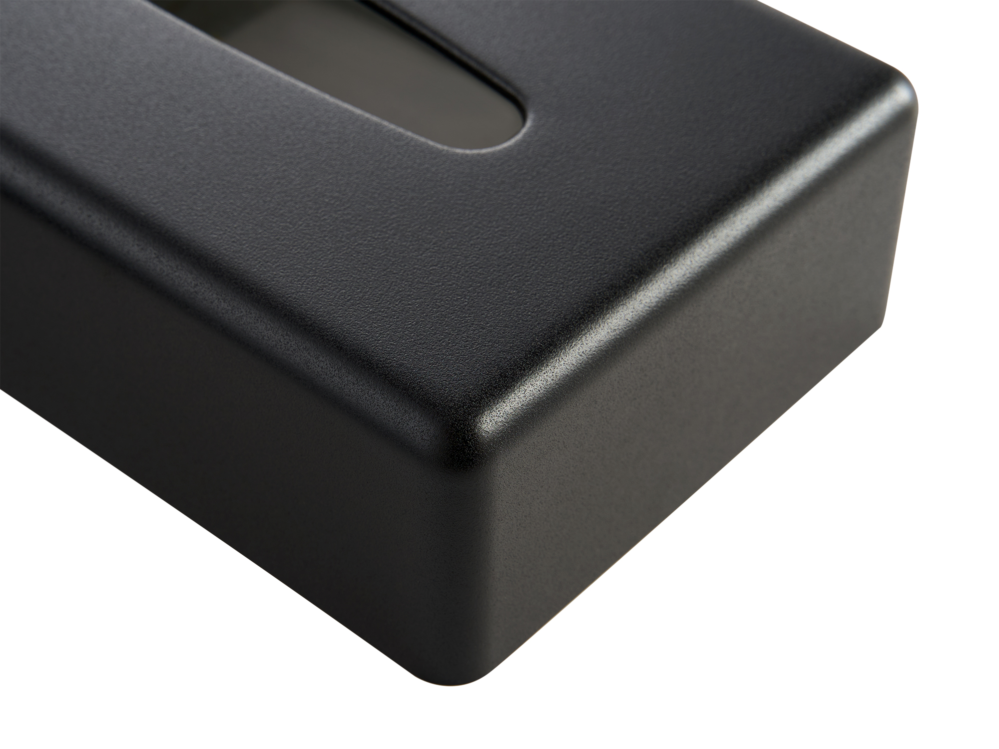 Rectangle Tissue Box Holder (Devon / TBC0002) in Black view 4