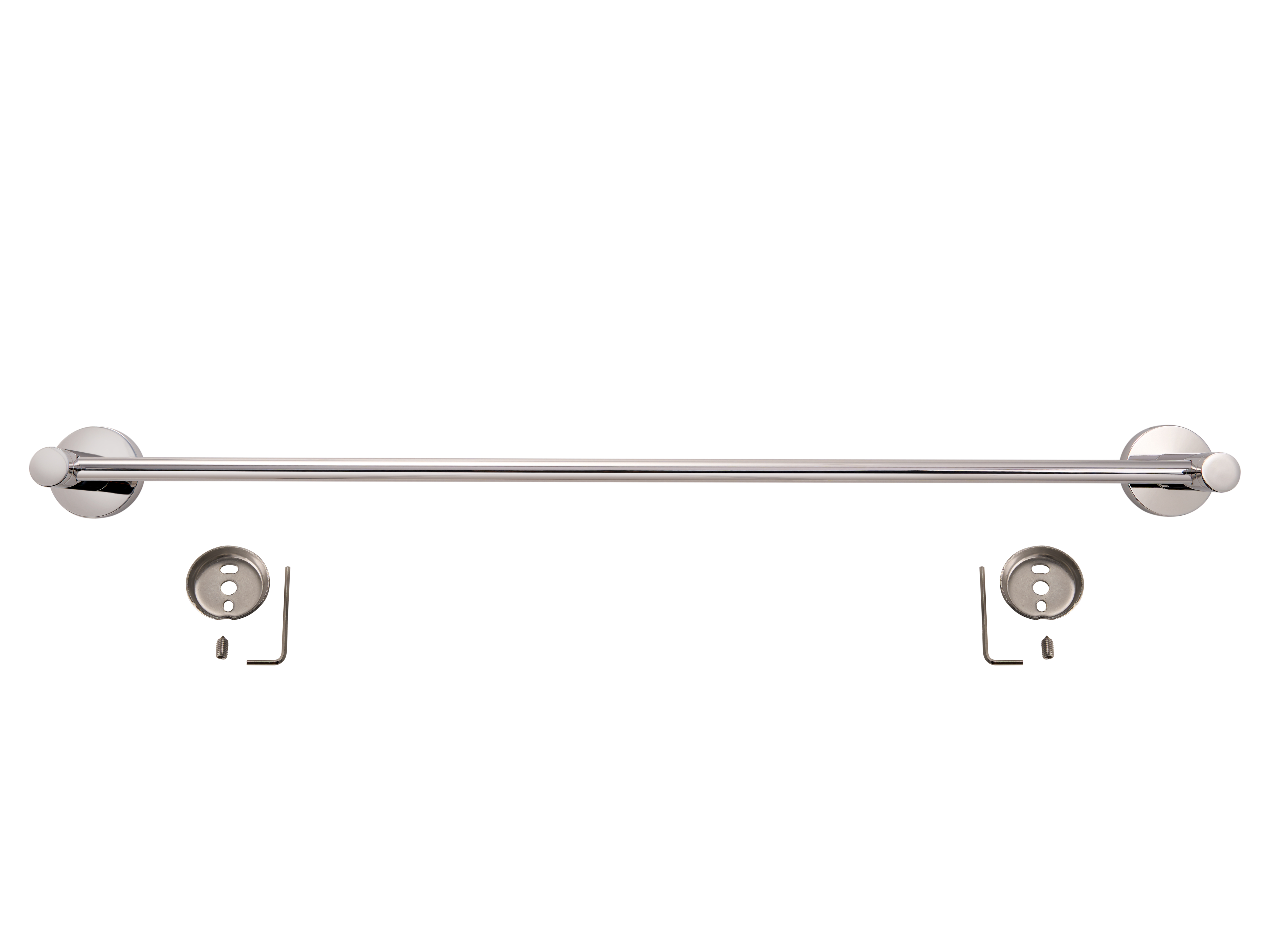 Harrogate Towel Rail in Polished Steel view 7