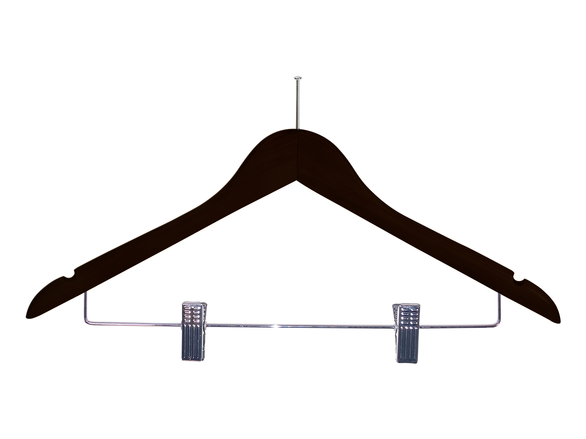 Burlington Guest Hanger with Security Pin & Clips in Black