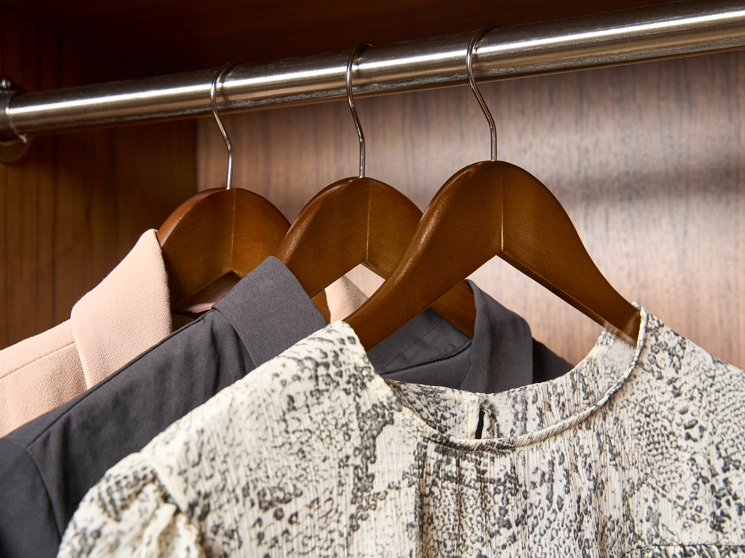Chelsea Guest Hanger in Dark Wood view 7