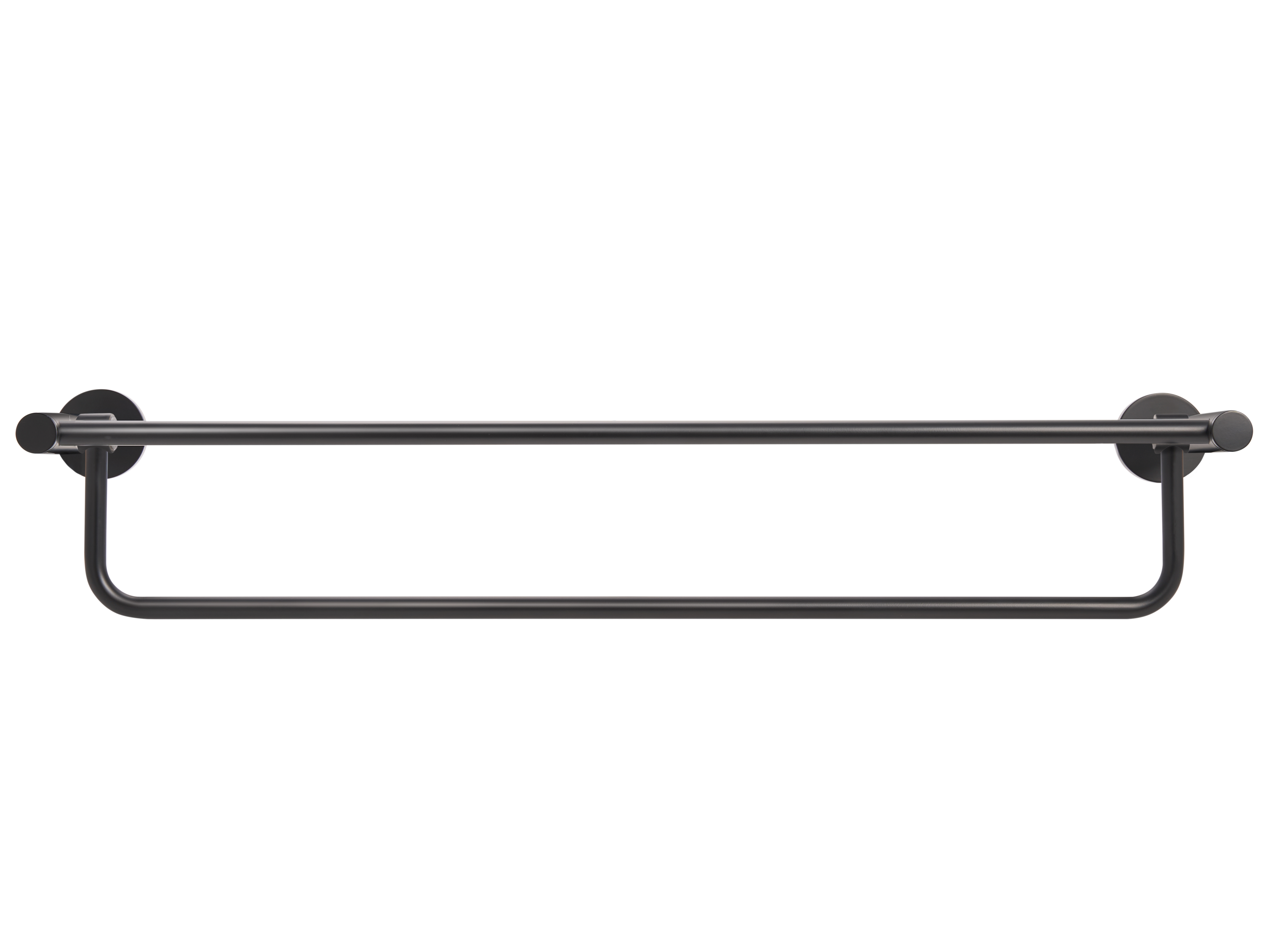 Harrogate Towel Rail with Shelf in Black view 5