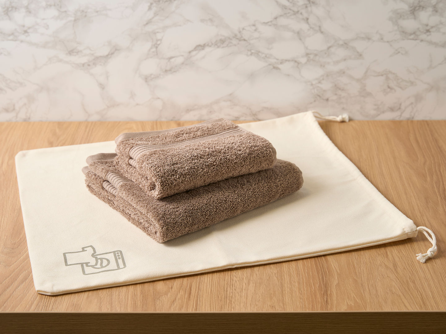 Fairfield Laundry Bag angled lifestyle