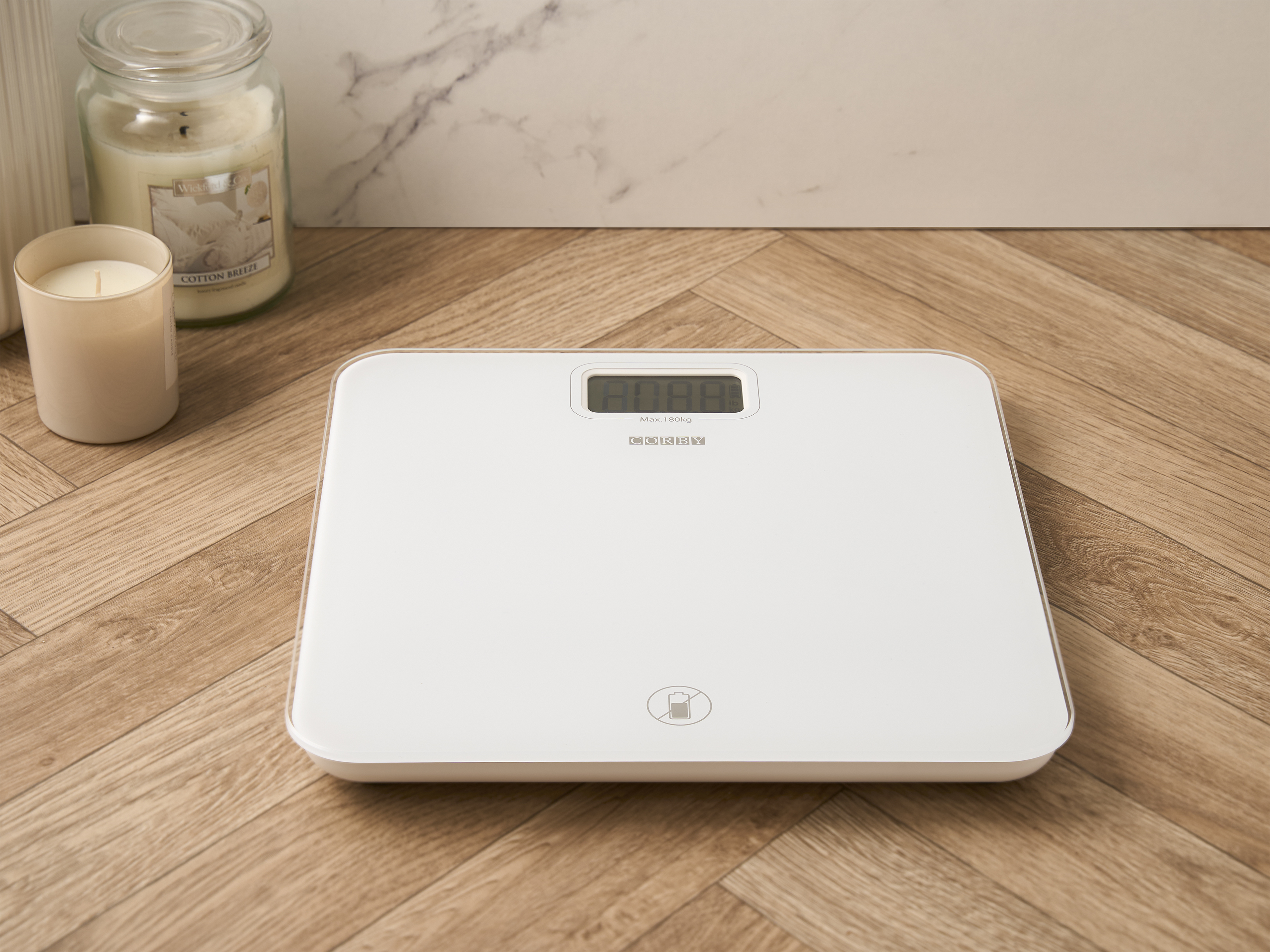 Marsden Battery-Free Scales in White view 7