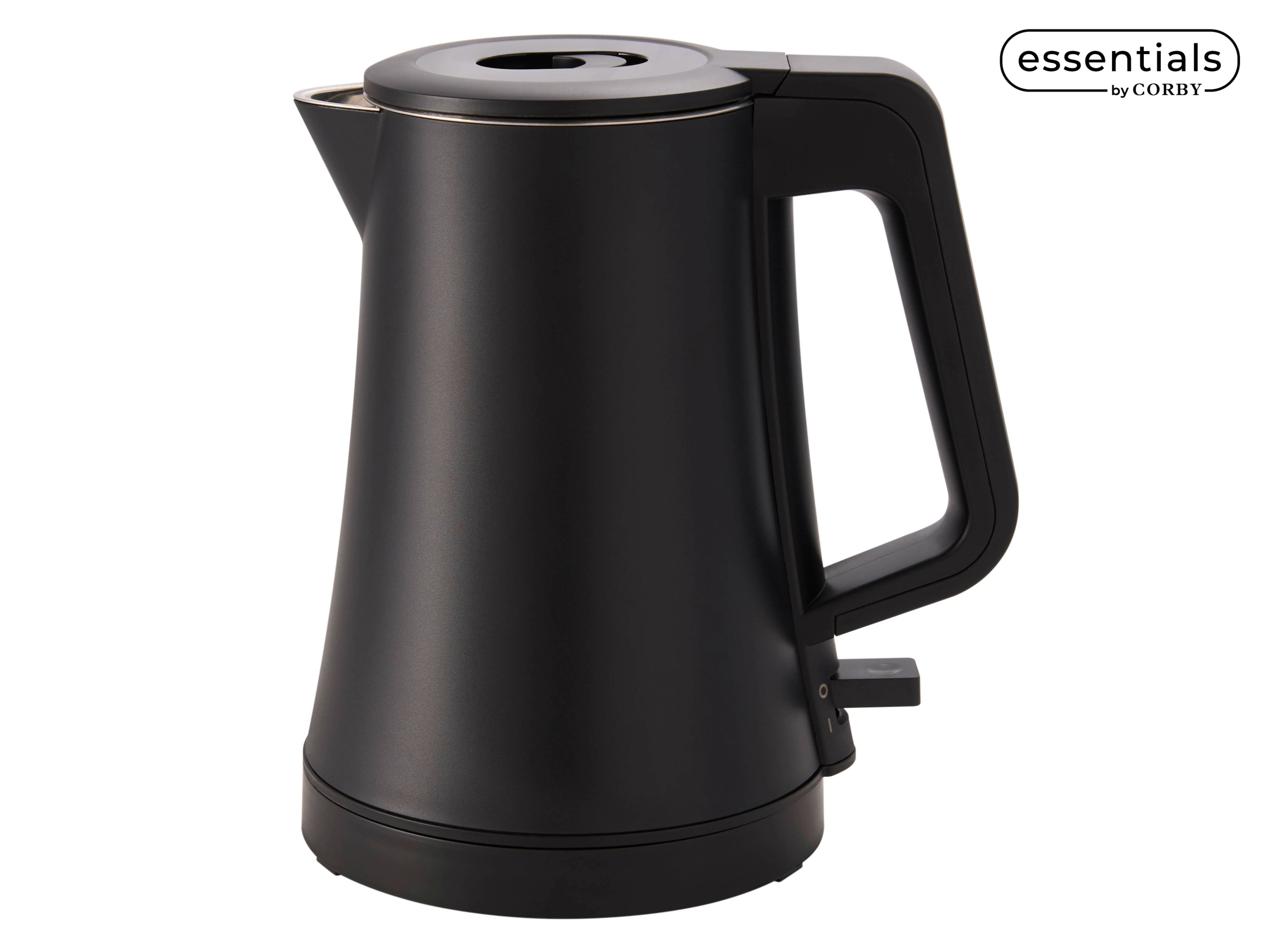 0.6L Double Walled Kettle (SD-132) in Black