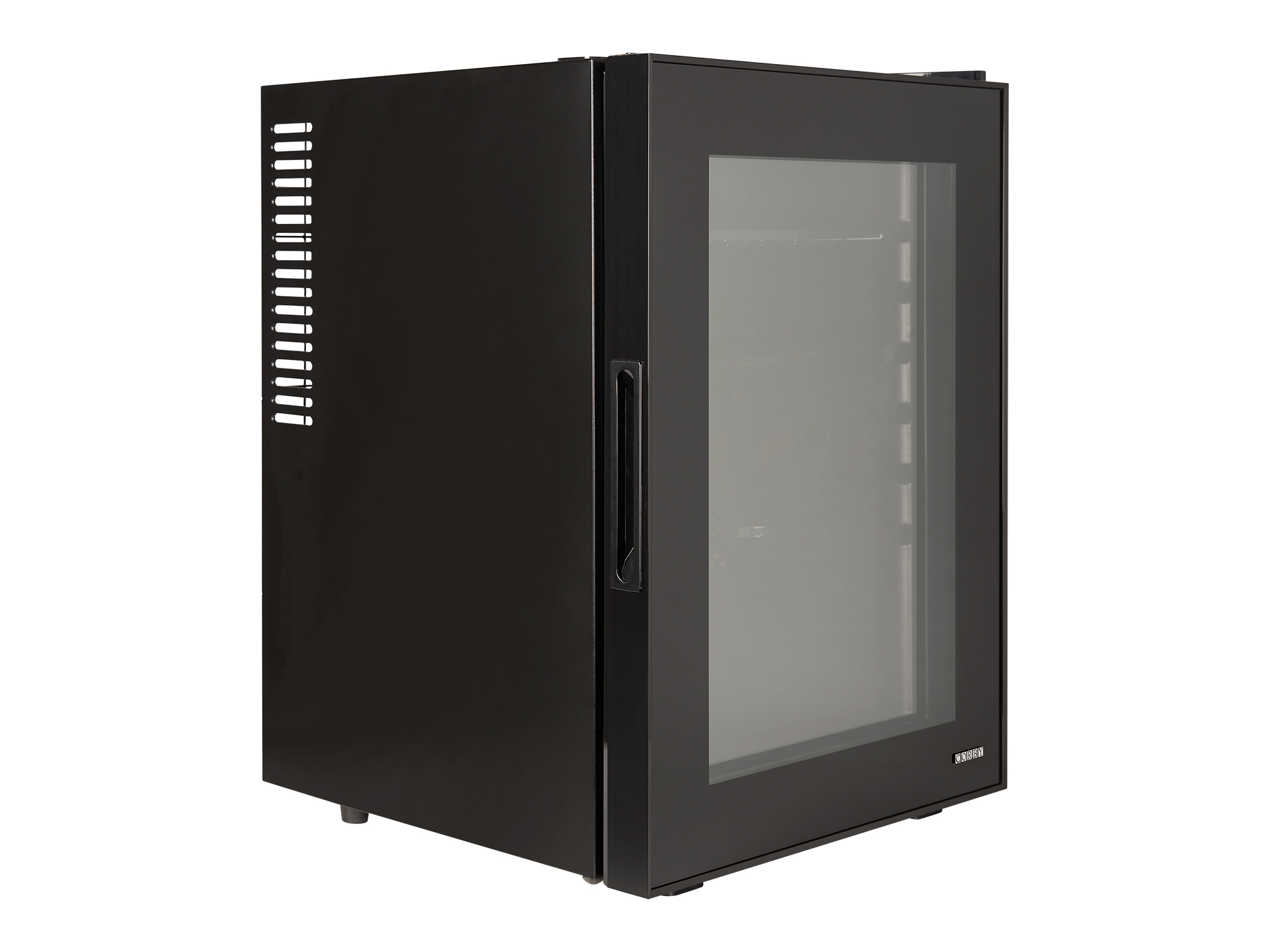 Eton 40L Glass Door Minibar with Black Interior view 3