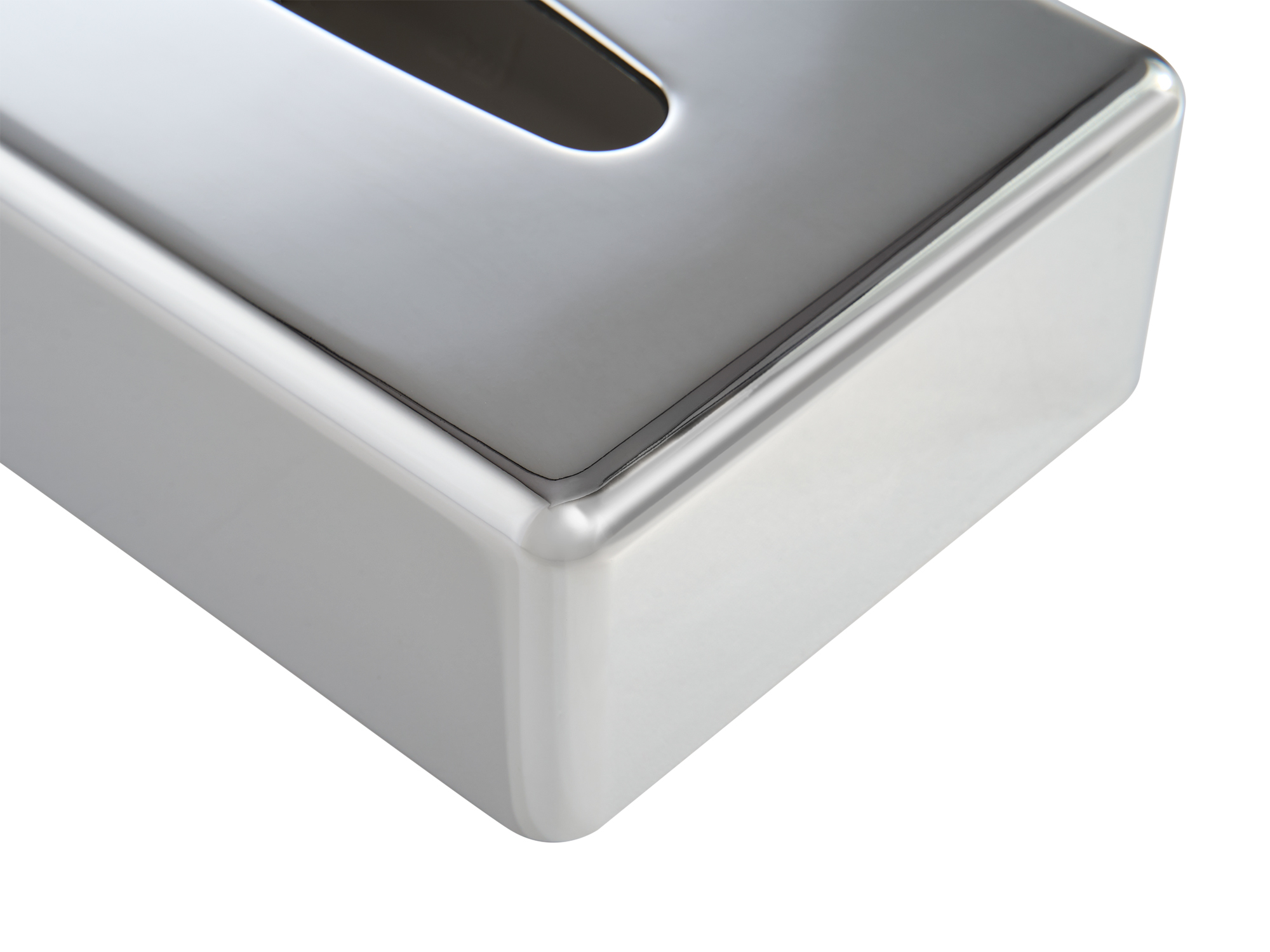Rectangle Tissue Box Holder (Devon / TBC0002) in Chrome view 4
