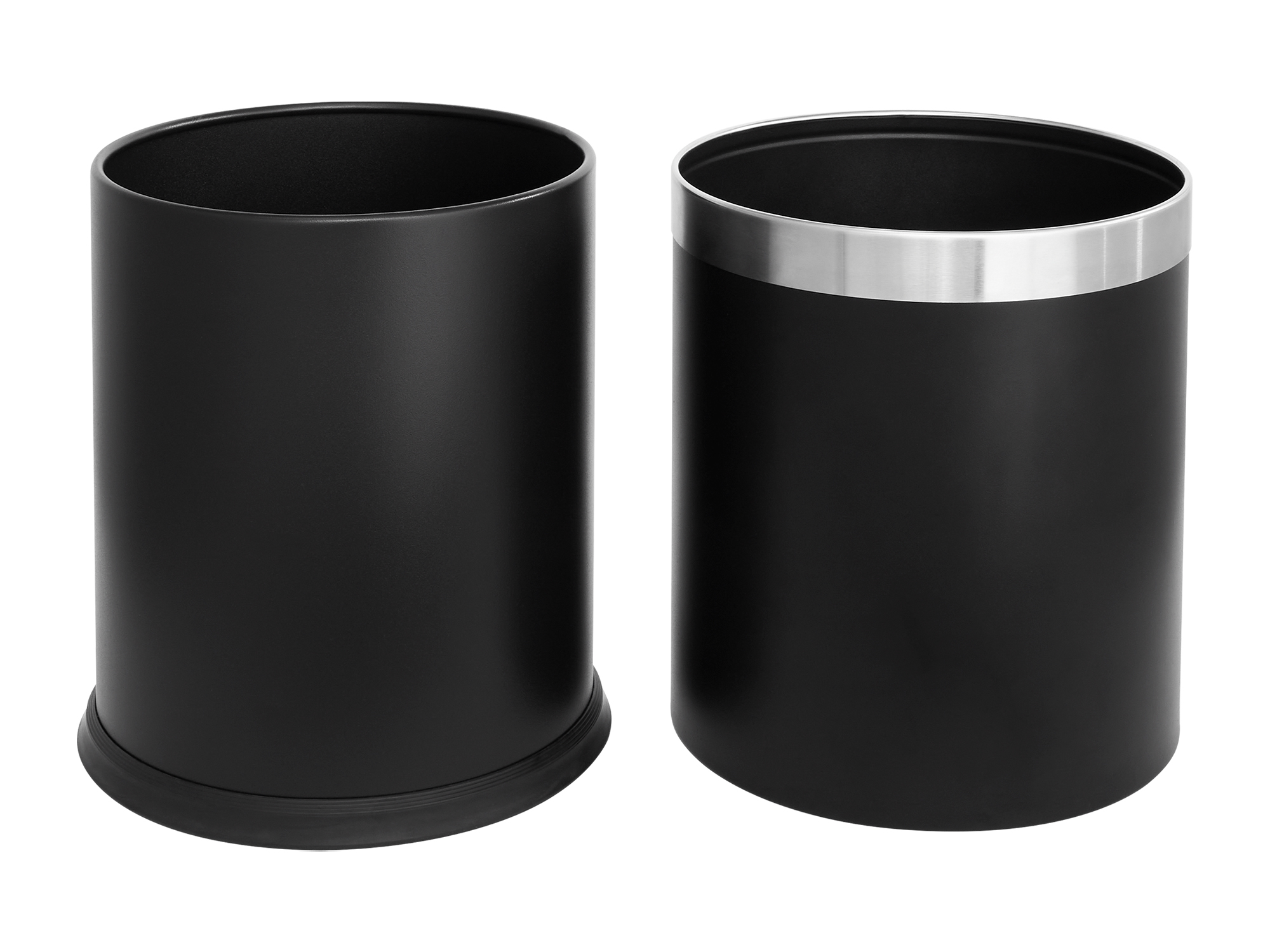 Thornton 9L Double Layer Bin in Black view 3