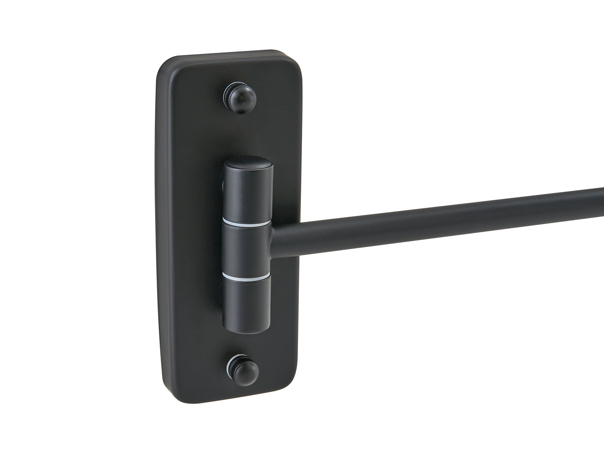 Winchester LED Wall Mounted Mirror in Matt Black view 8
