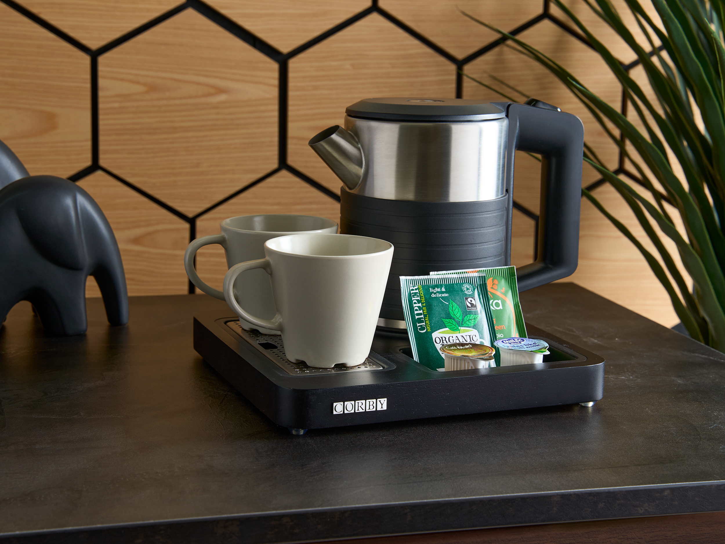 Canterbury Compact Welcome Tray in Black view 6