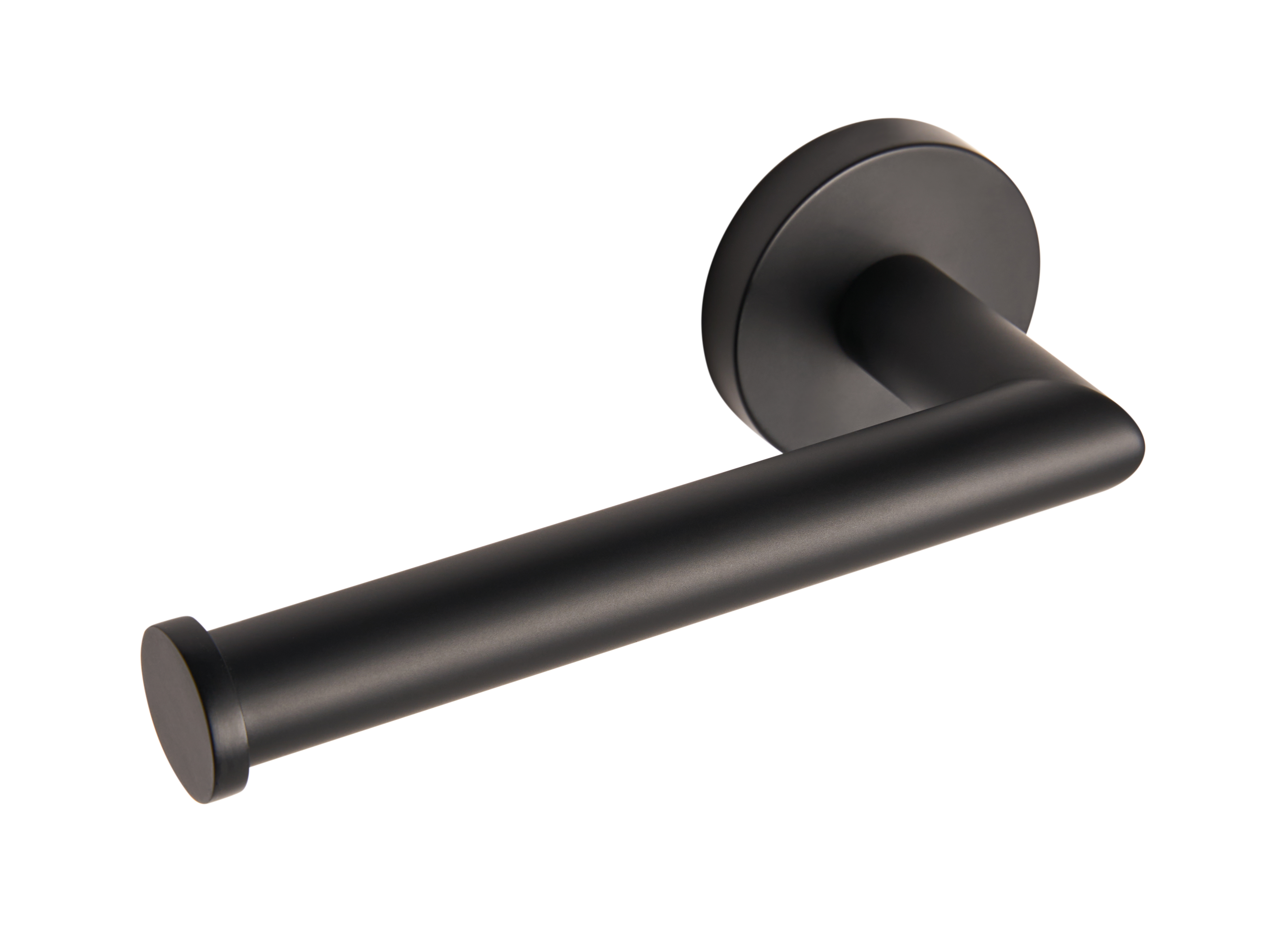 Harrogate Toilet Roll Holder in Black view 3
