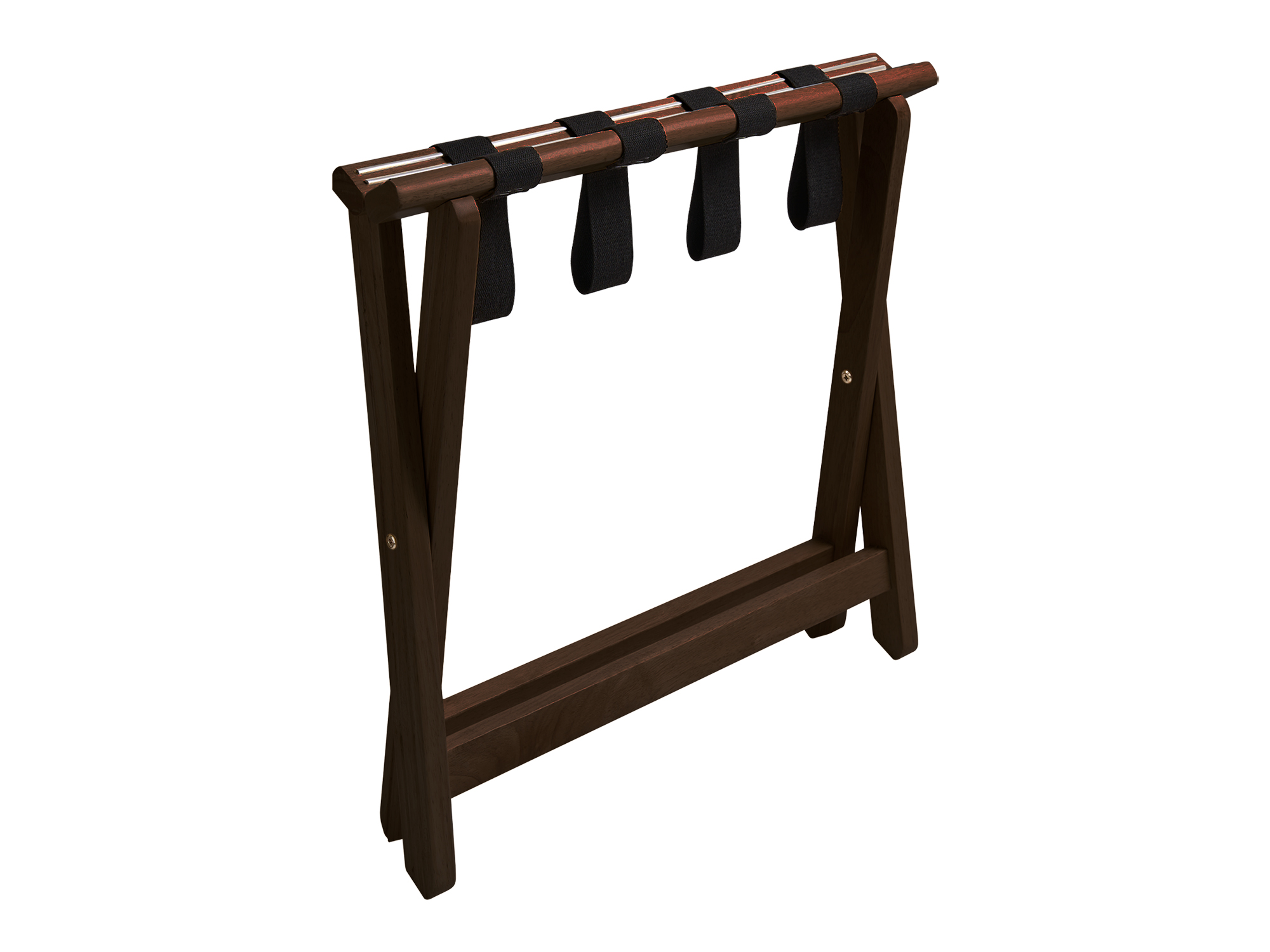 York Luggage Rack in Dark Wood view 5