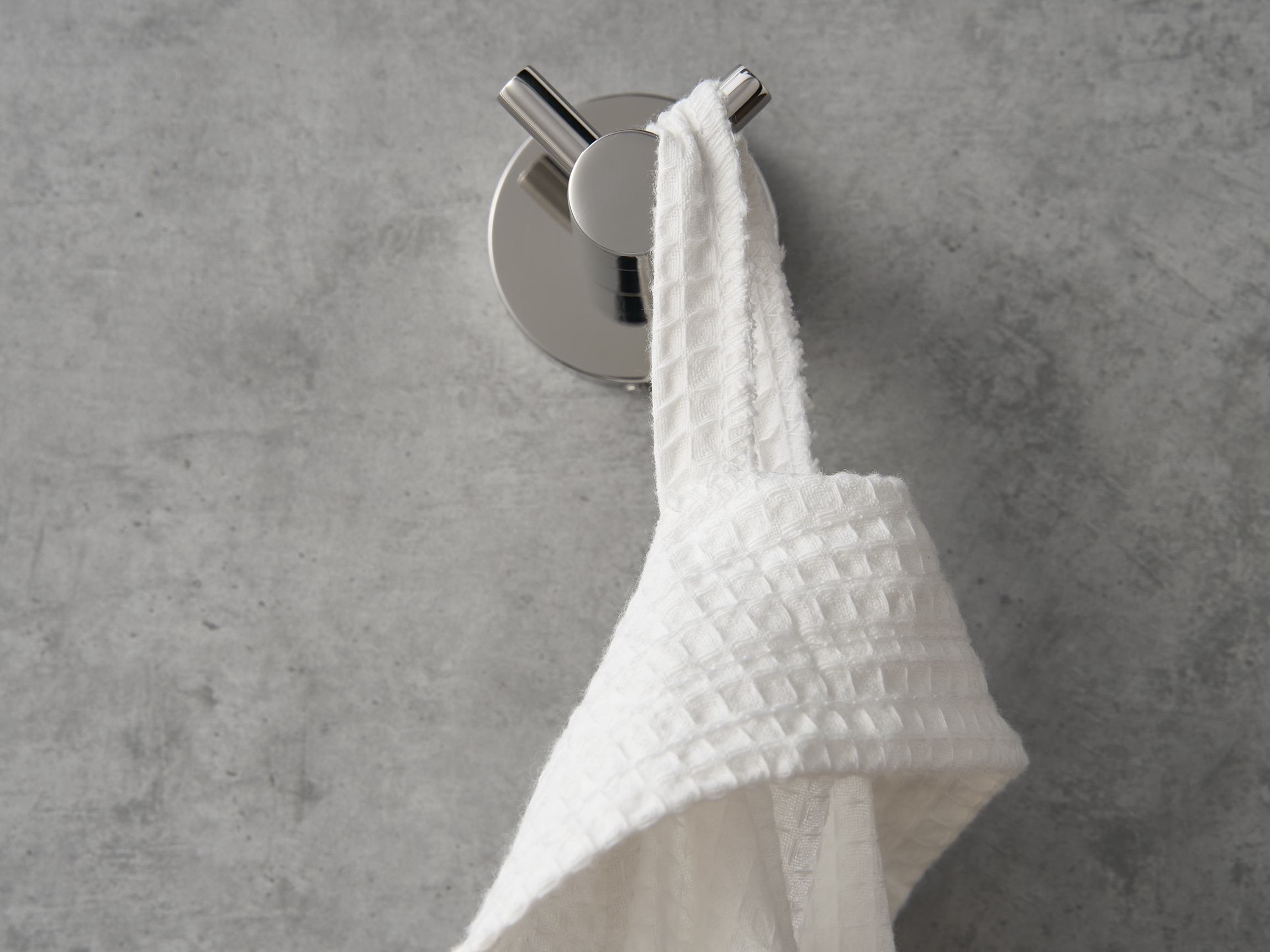 Harrogate Double Hook in Polished Steel view 6