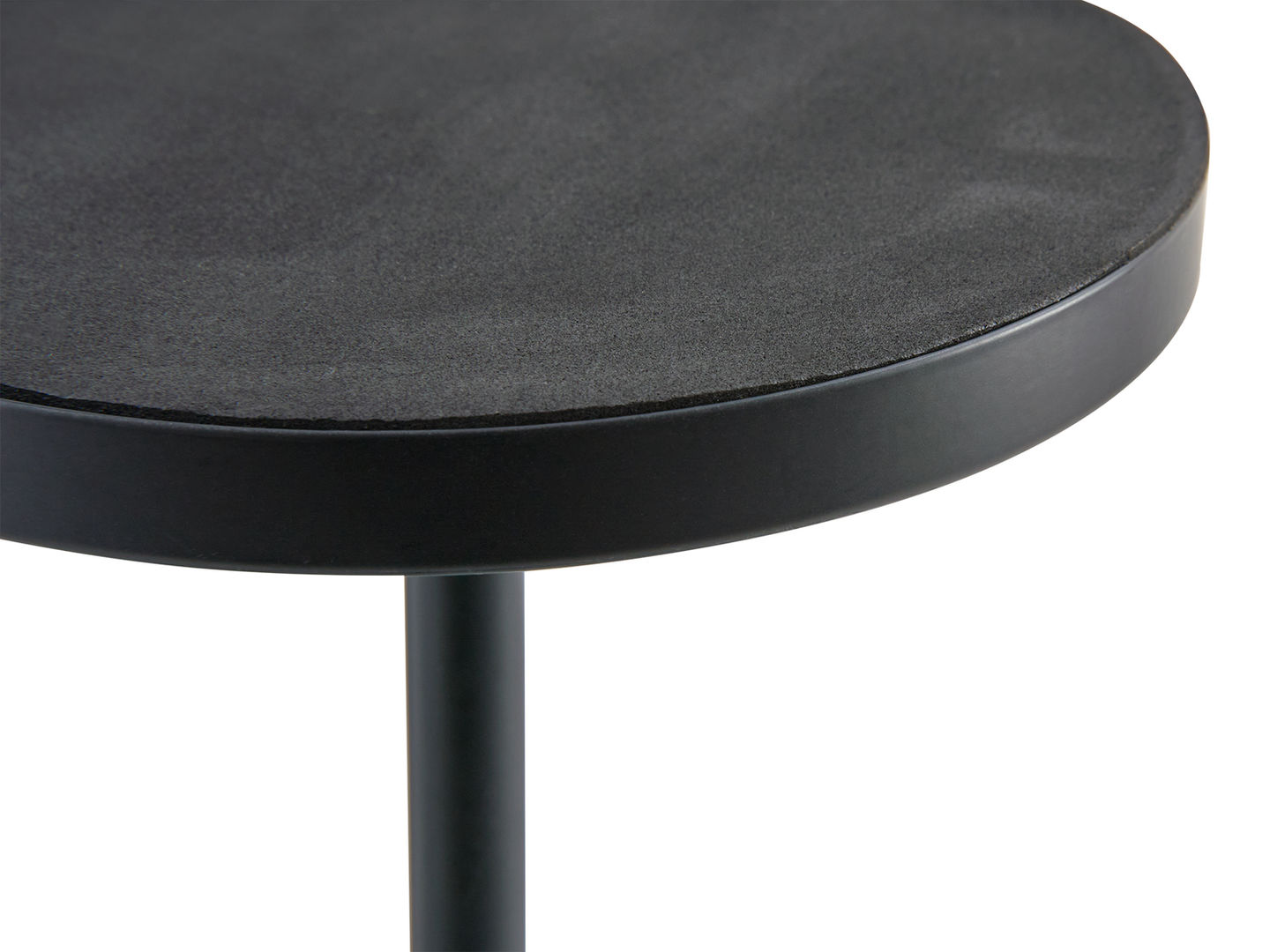 Winchester LED Free Standing Mirror in Matt Black detail