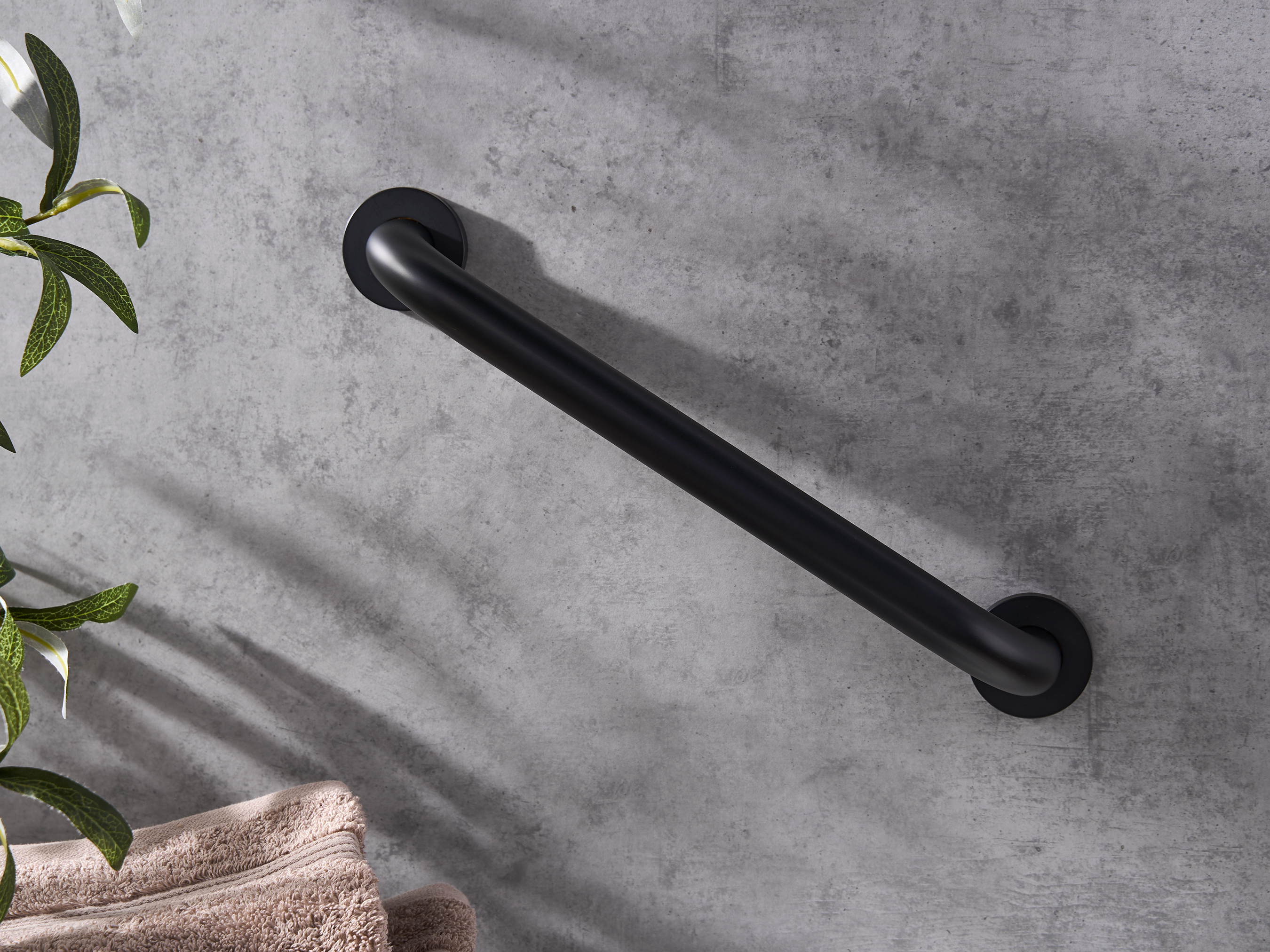 Harrogate Grab Rail in Black view 6
