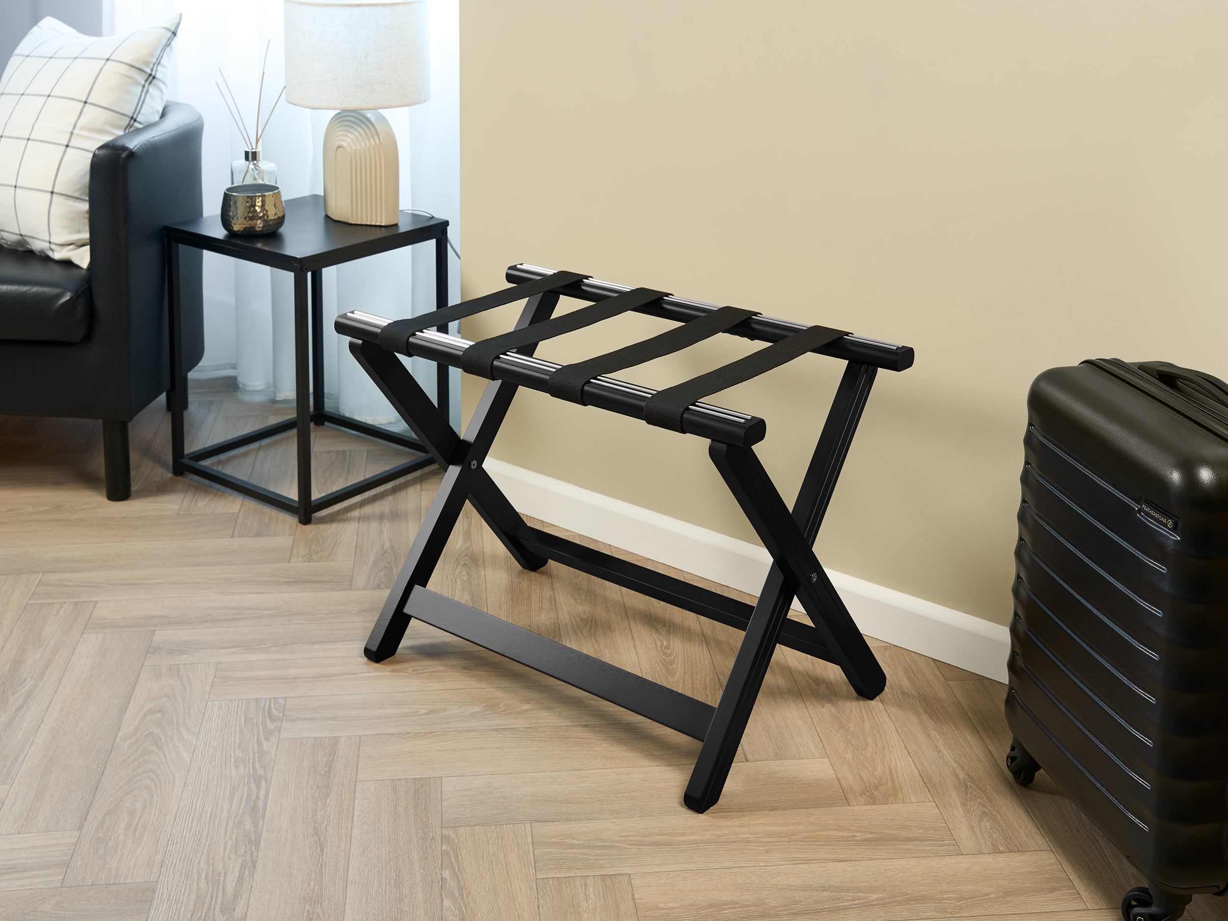 York Luggage Rack in Black view 6