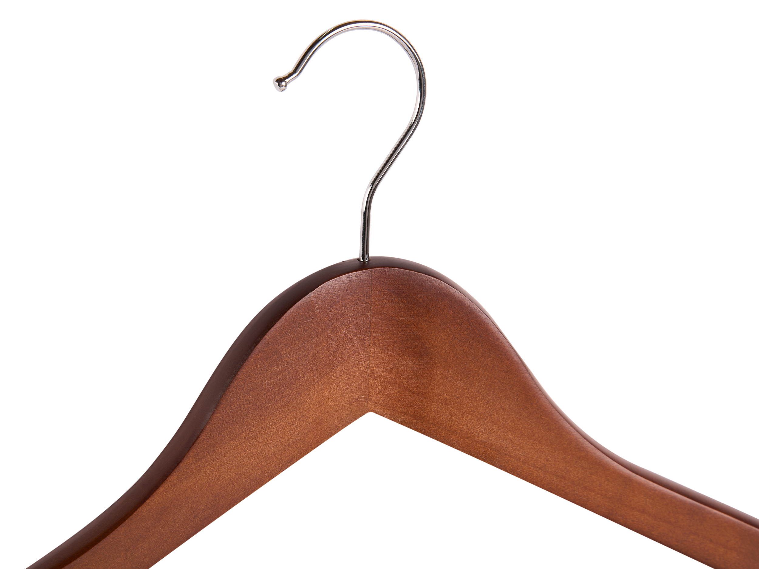 Burlington Guest Hanger with Clips in Dark Wood view 6