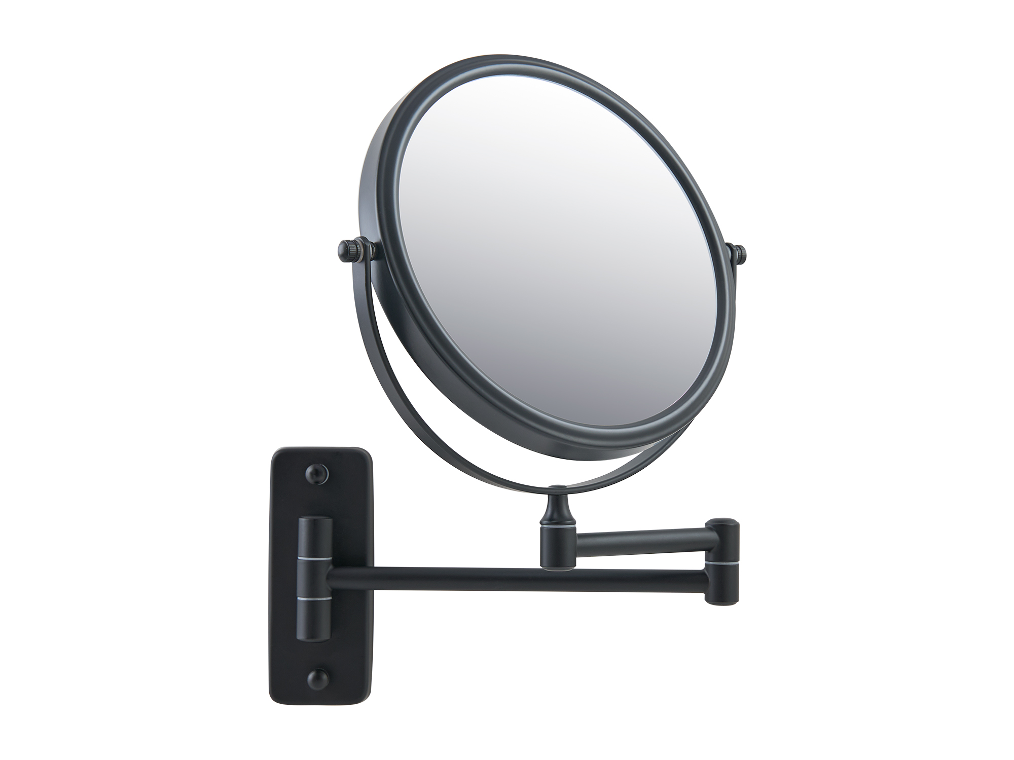 Winchester Wall Mounted Mirror in Matt Black