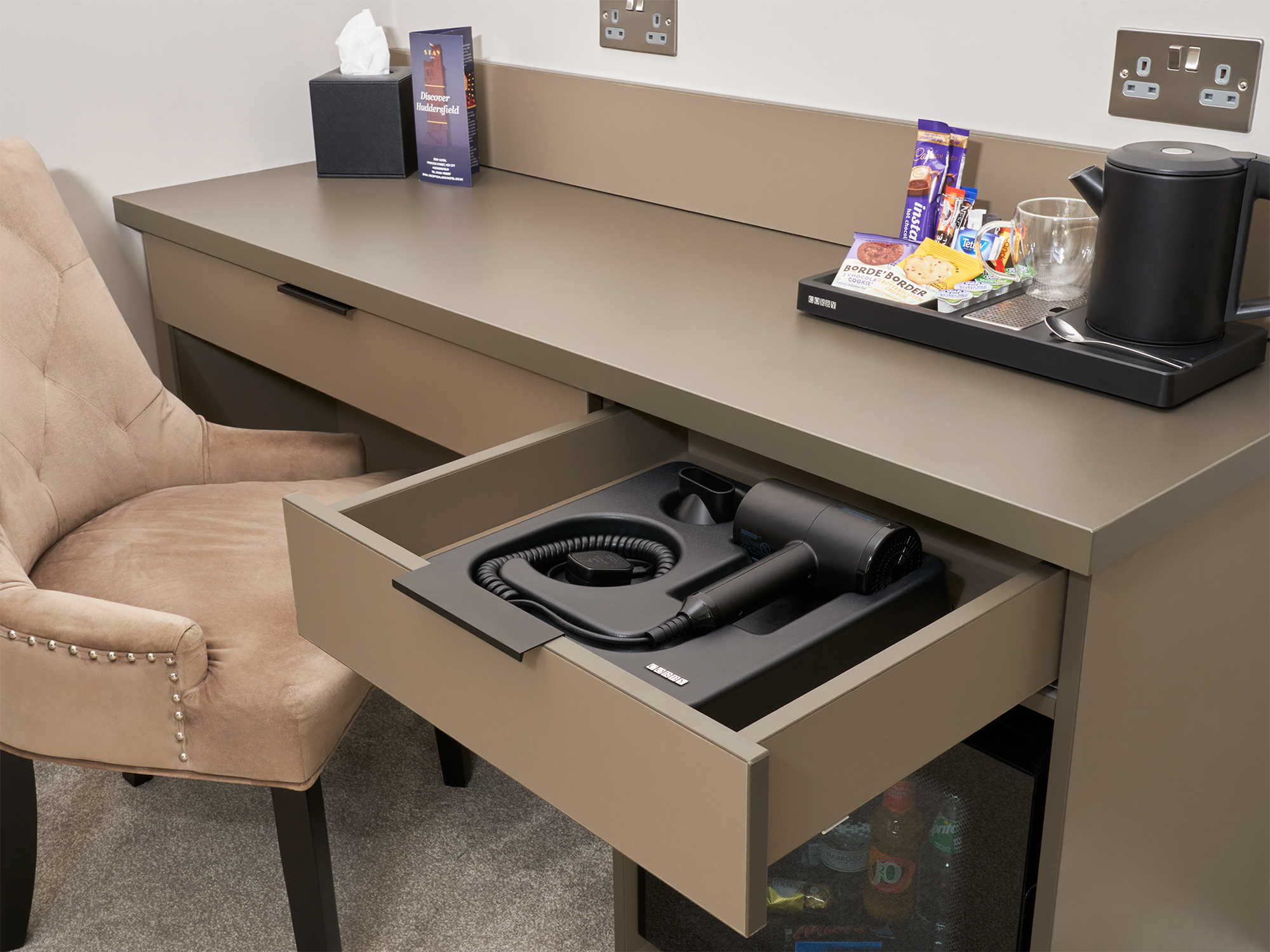 Stratus Hair Dryer Holder / Drawer Mounted view 5