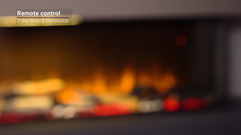 Thumbnail: Inferno Corner View Electric Media Wall Fire Video