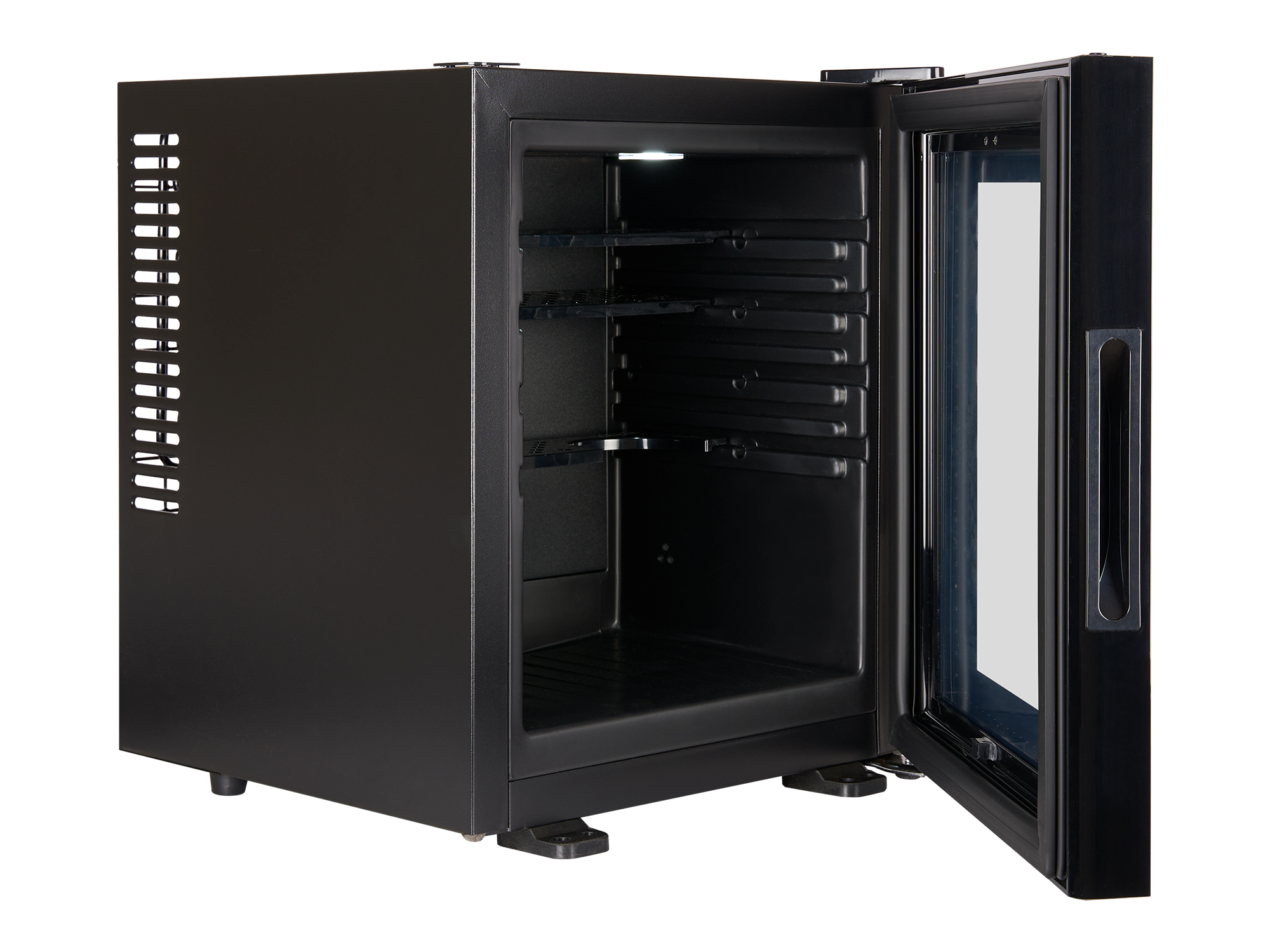 Eton 20L Glass Door Minibar with Black Interior view 4