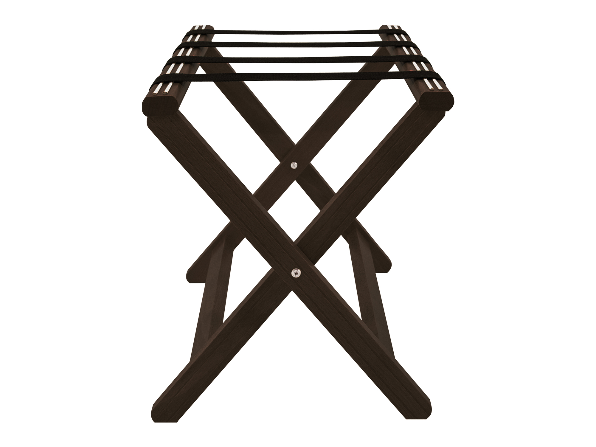 York Luggage Rack in Dark Wood view 3