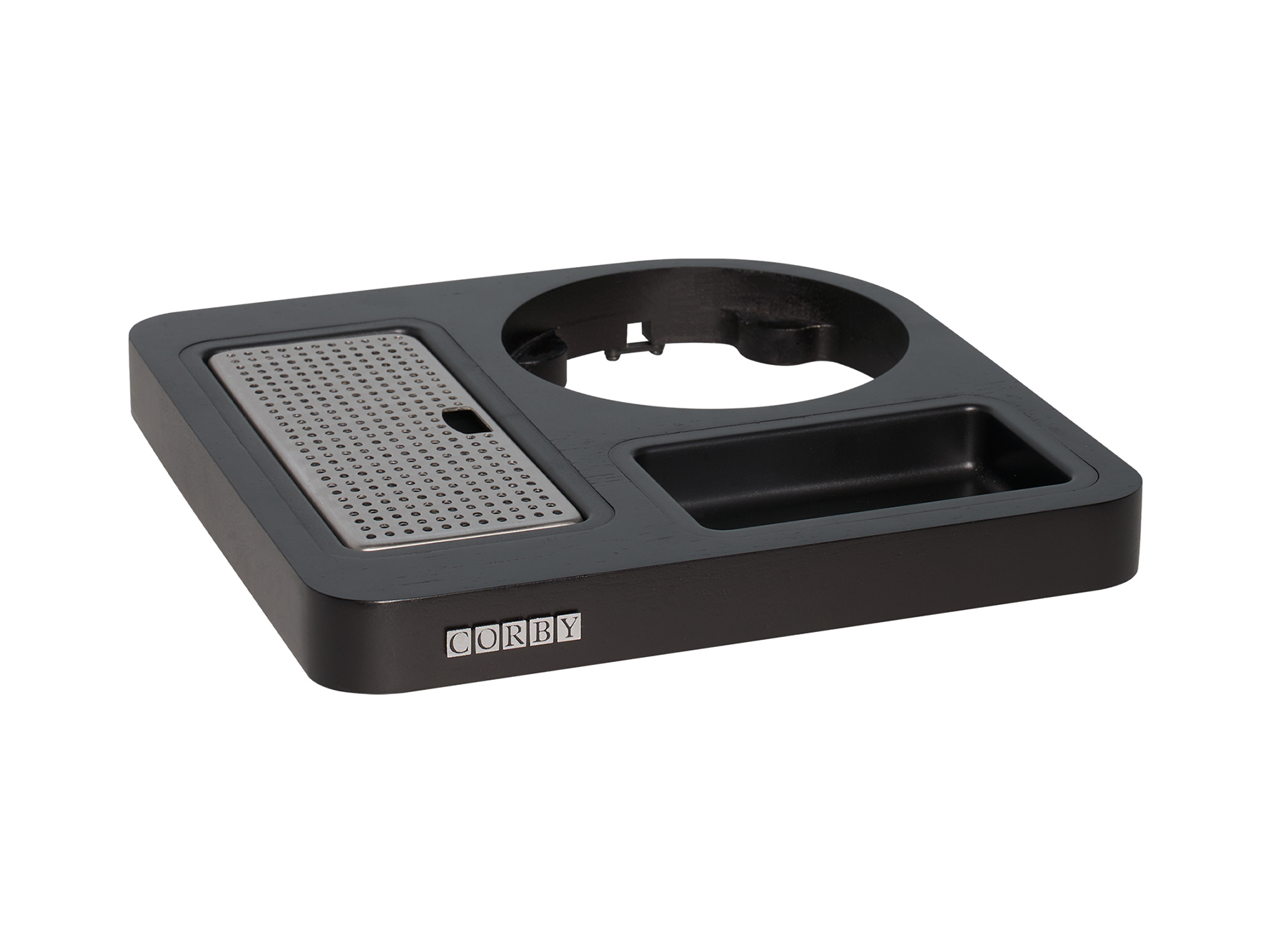 Canterbury Compact Welcome Tray in Black view 3