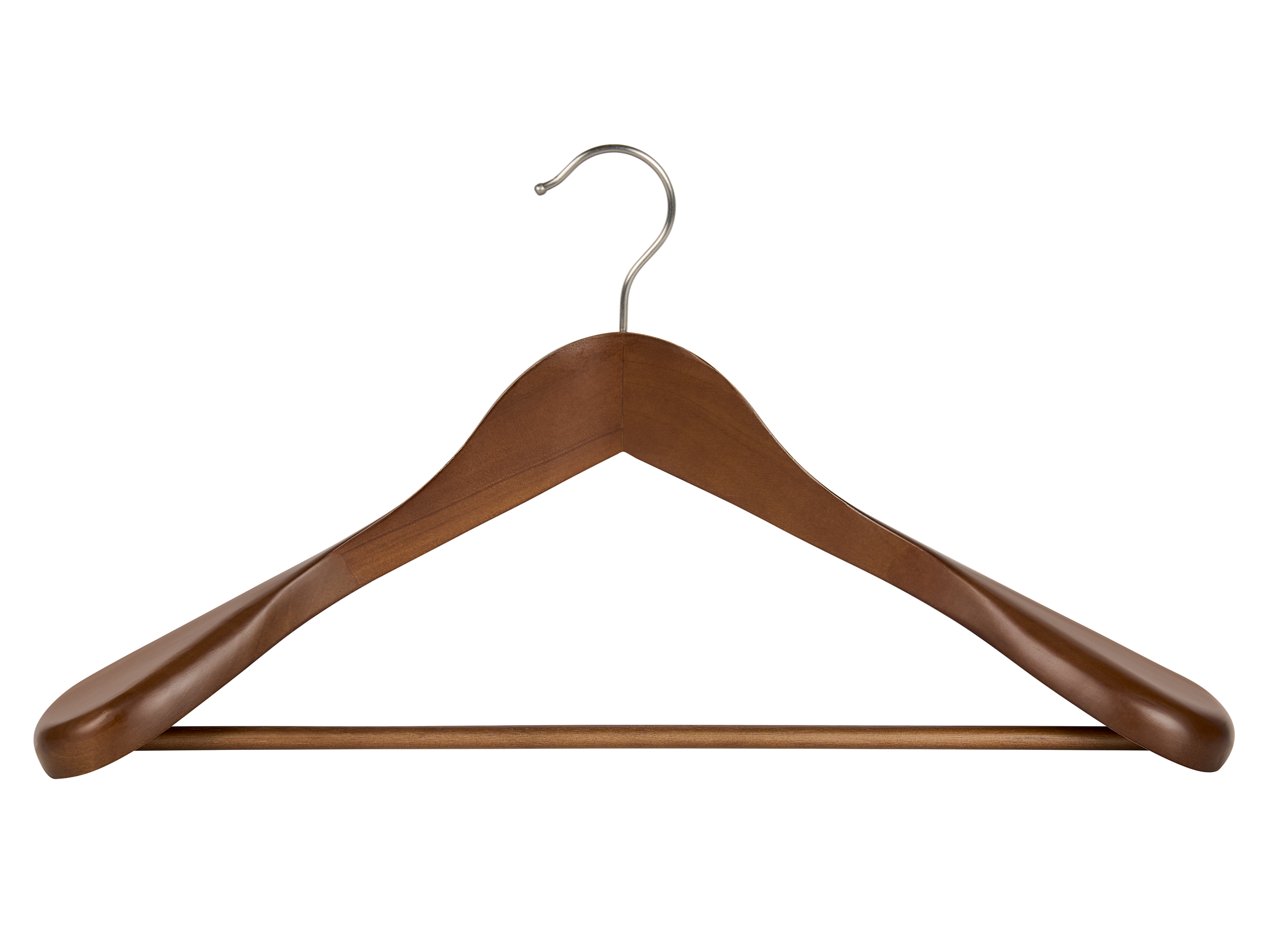 Clifford Suit Guest Hanger in Dark Wood