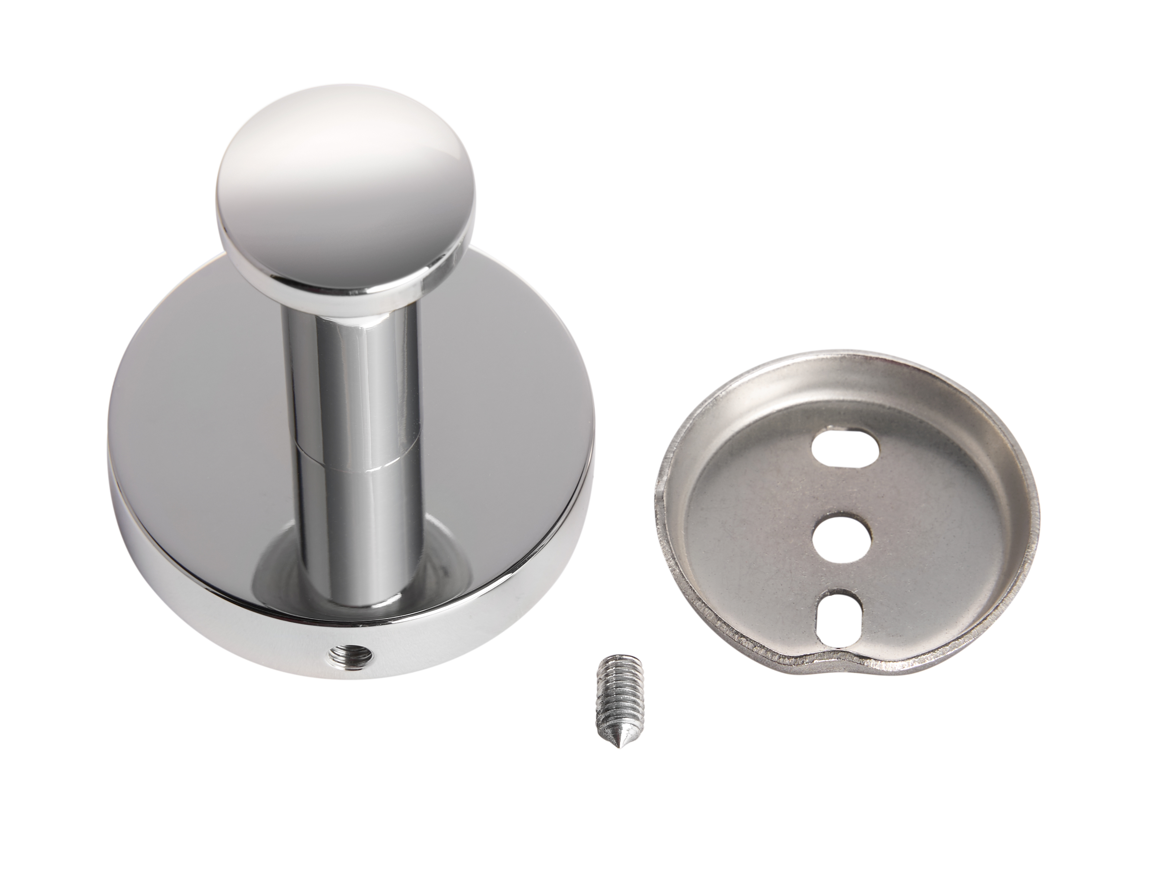 Harrogate Single Hook in Polished Steel view 7