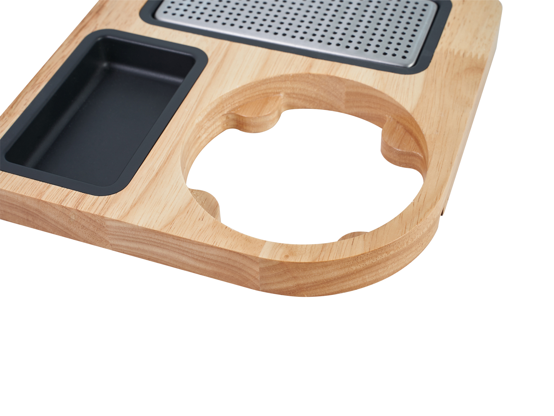 Canterbury Compact Welcome Tray in Light Wood view 5