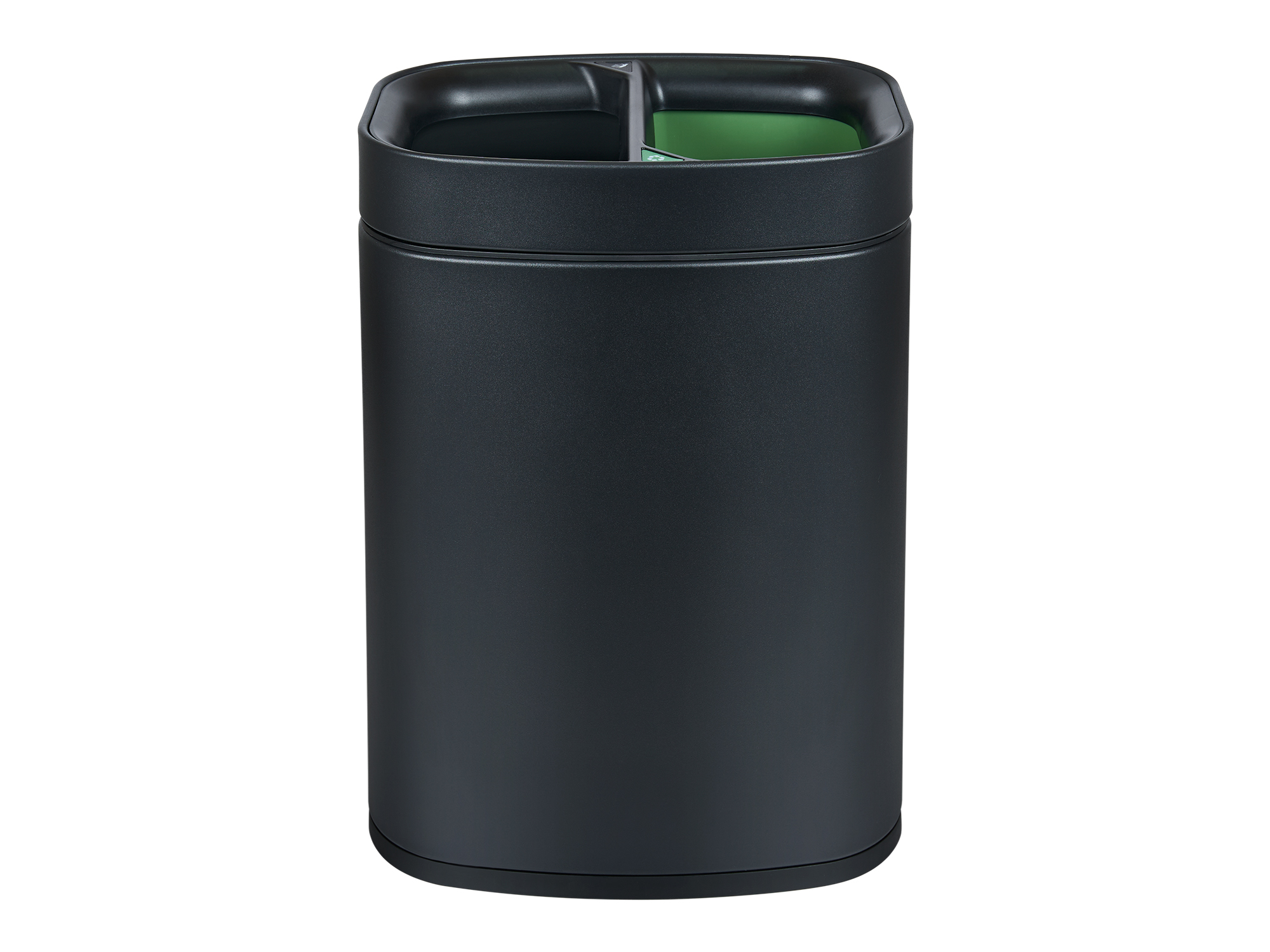 Newport Dual Recycling Bin in Black