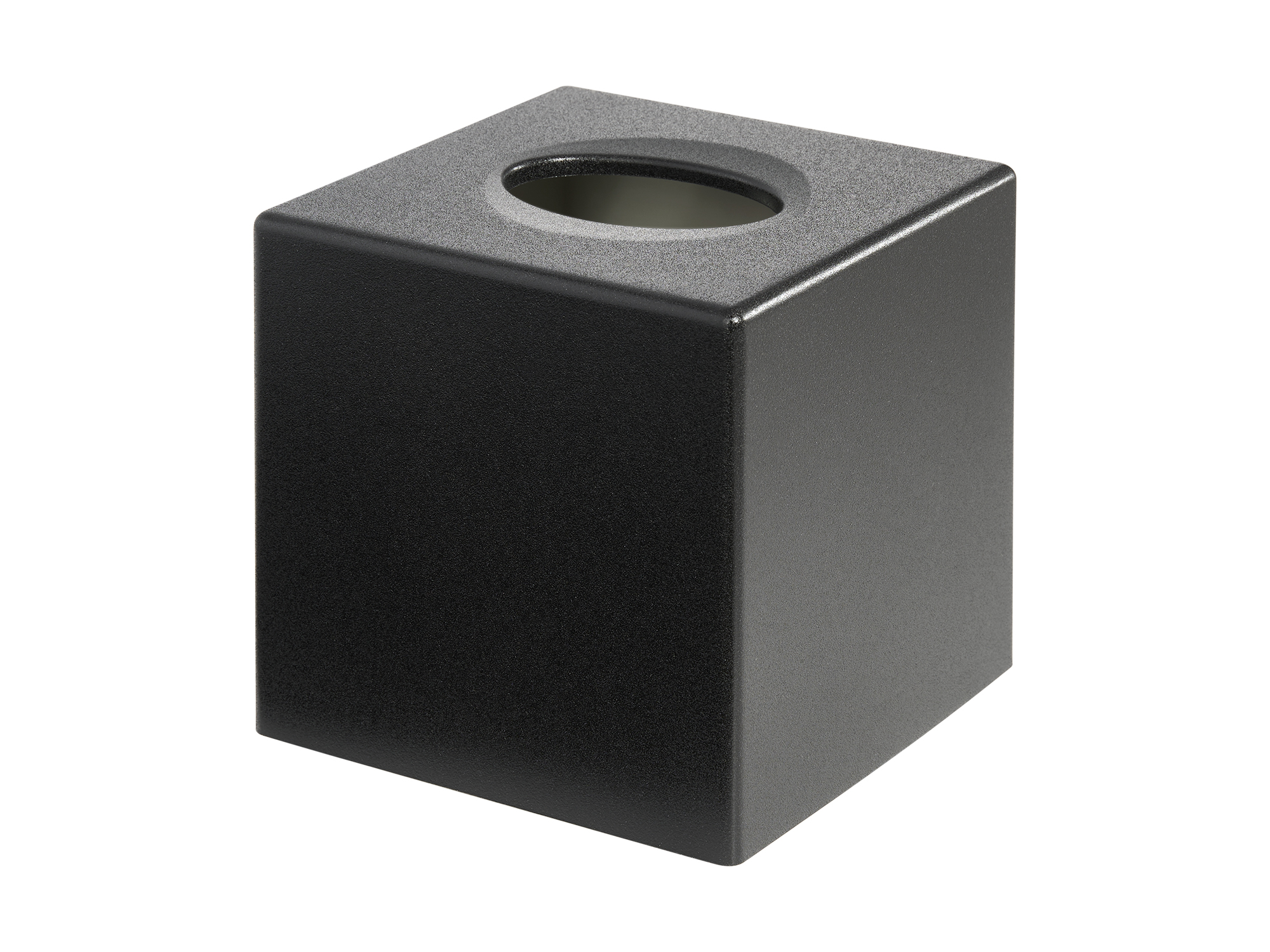 Cube Tissue Box Holder (Devon / TBC0001) in Black view 7