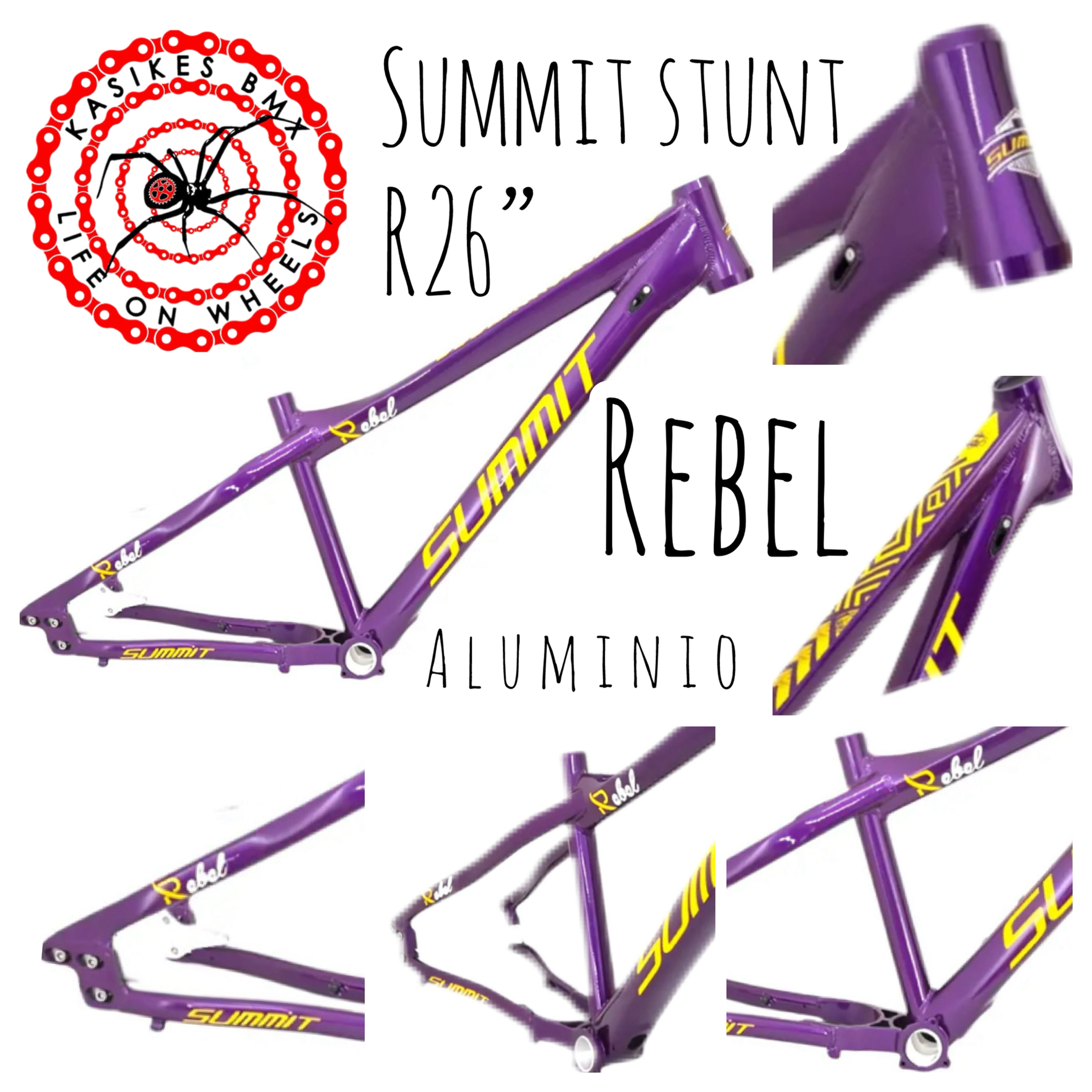 CUADRO SUMMIT STUNT REBEL R26” ALUMINIO PIEZA