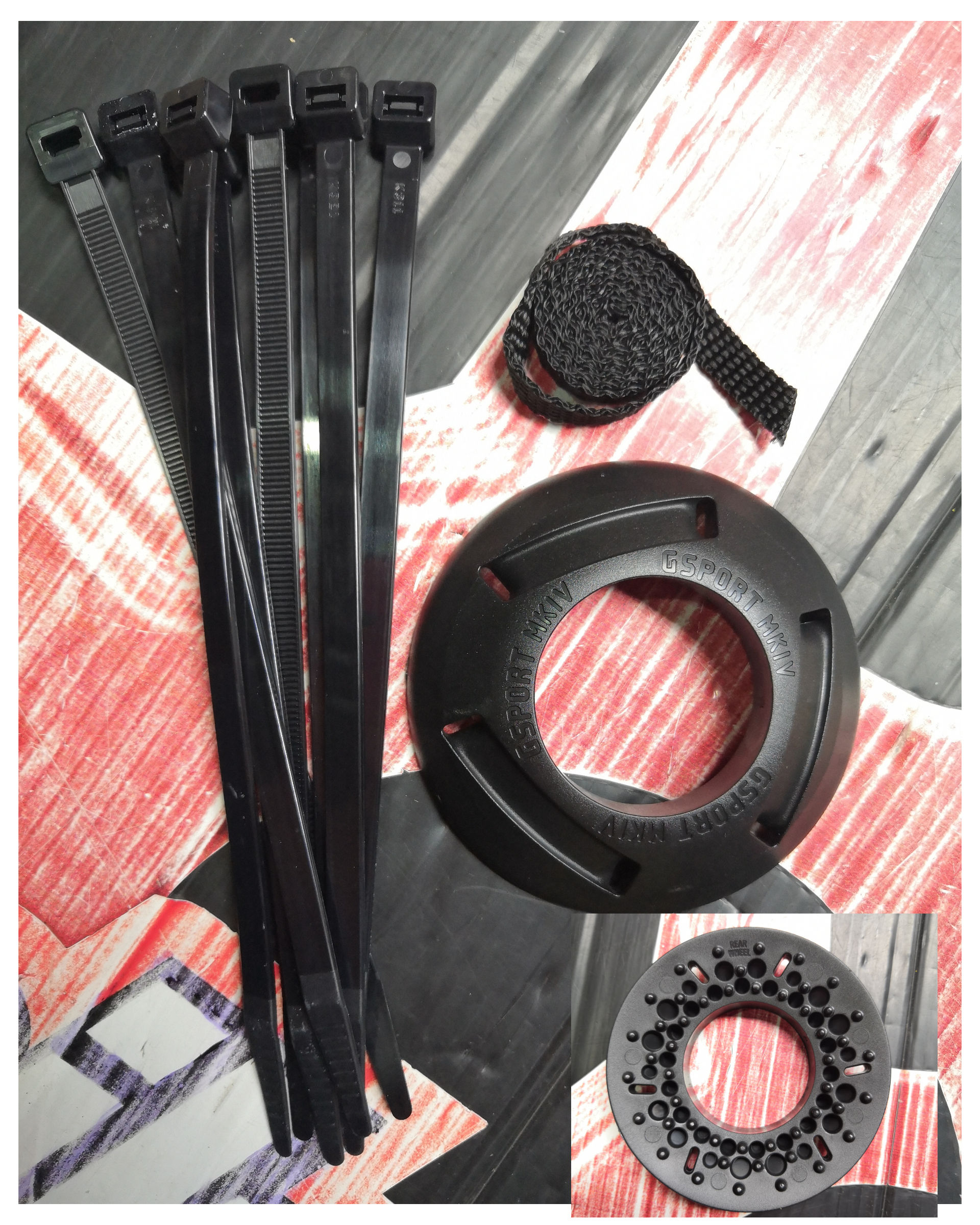 GUARDA TRASERA G-SPORT G.L.A.N.D. MRKIV PIEZA NEGRO