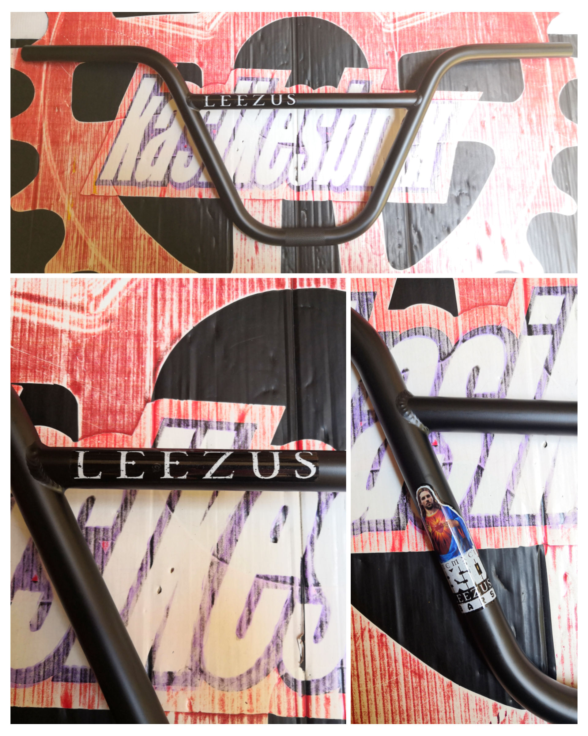 MANUBRIO BSD LEEZUS 9.25'' PIEZA NEGRO MATE