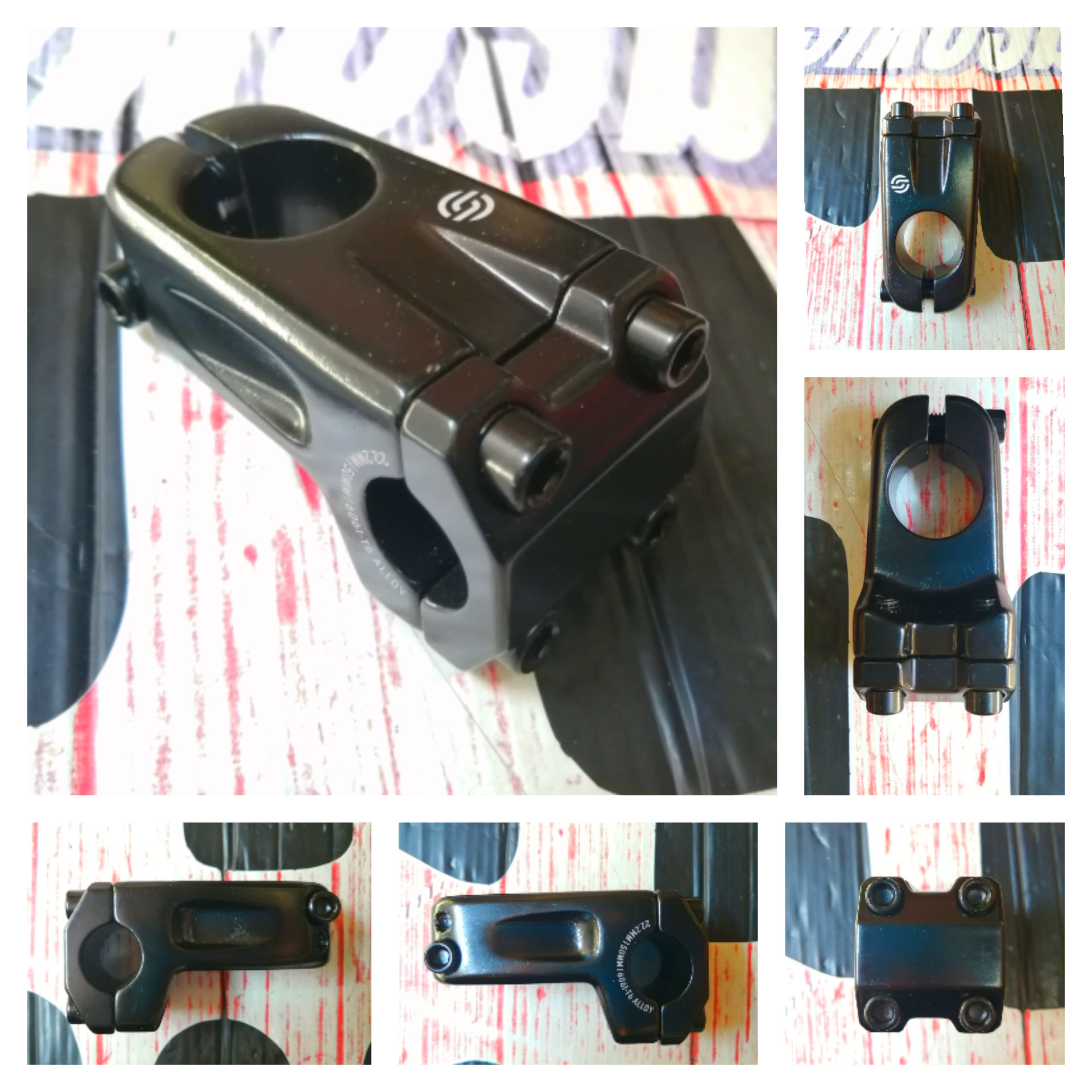 POSTE FRONTLOAD SALT AM PIEZA NEGRO