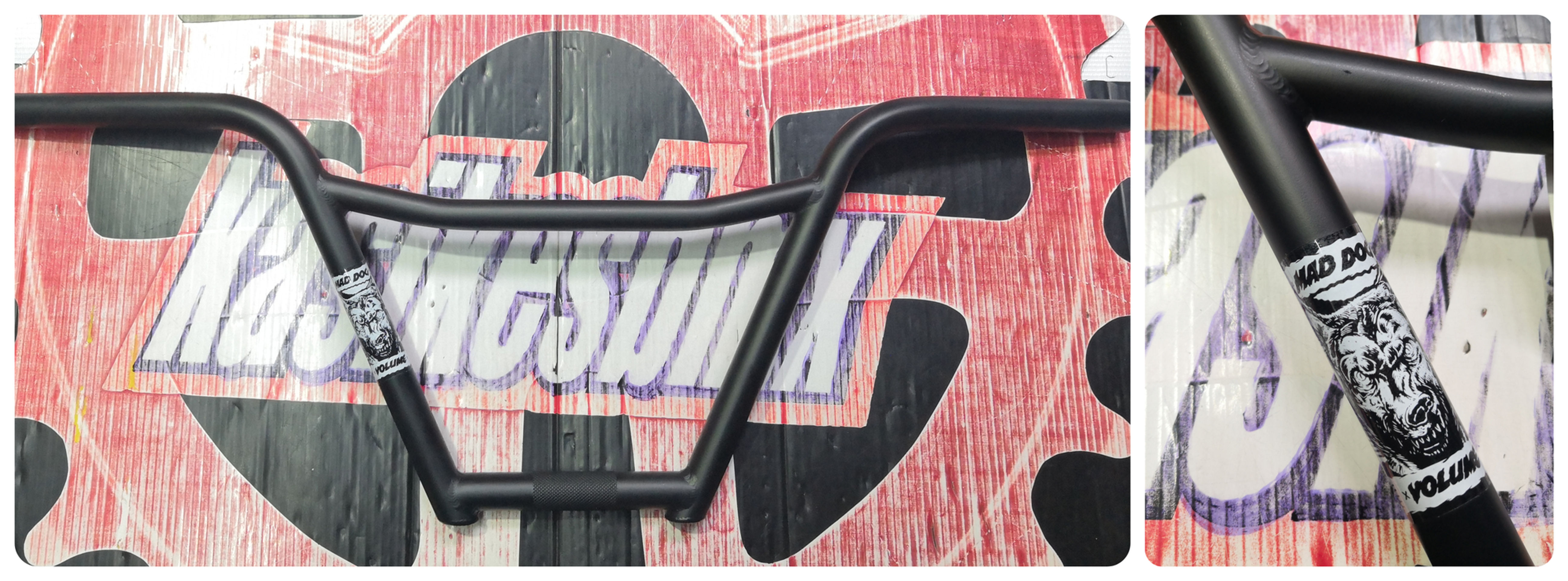 MANUBRIO VOLUME BIKES MAD DOG 4 PZAS 9'' PIEZA NEGRO