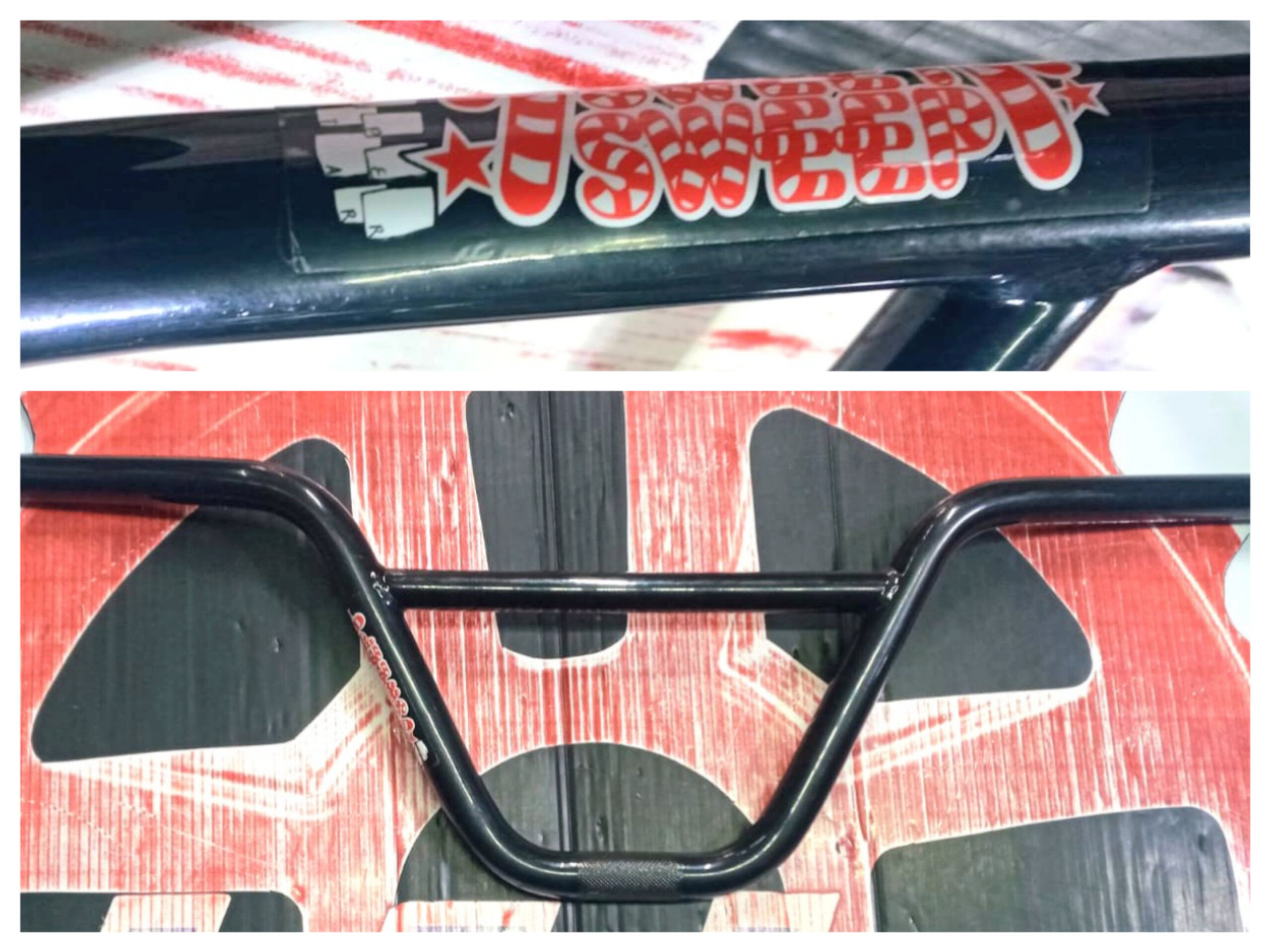 MANUBRIO SUPERSTAR SWEET SWEEP 7.5" PIEZA  NEGRO