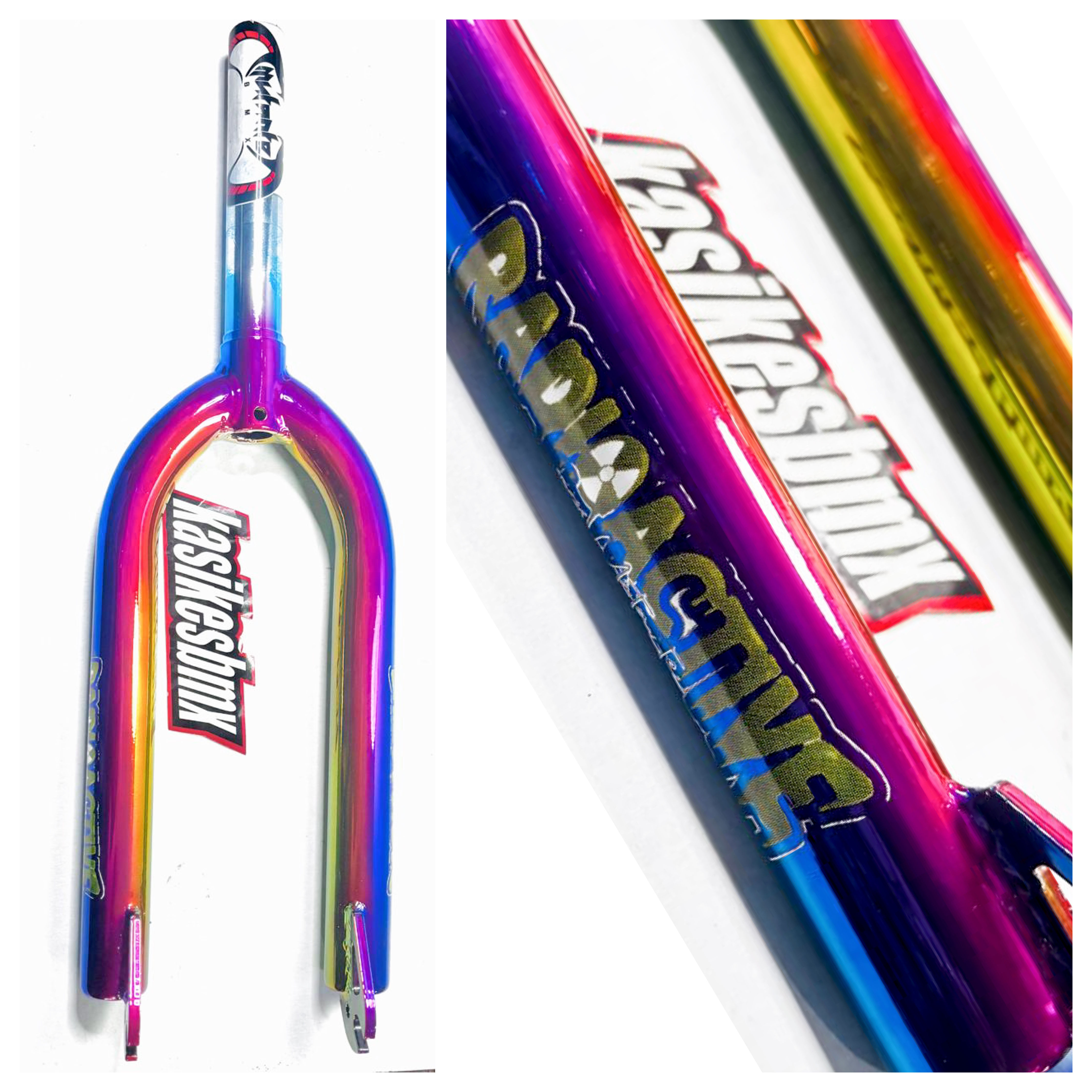 TIJERA MUTANTE RADIOACTIVE OVER PIEZA