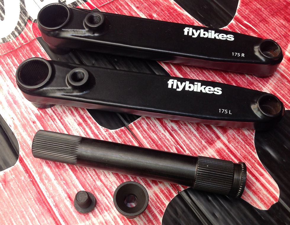Miniatura: PALANCAS FLYBIKES 3PZAS 48H 22MM NEGRO