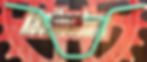 MANUBRIO GORILA 2 PIEZAS 9.5'' MENTA