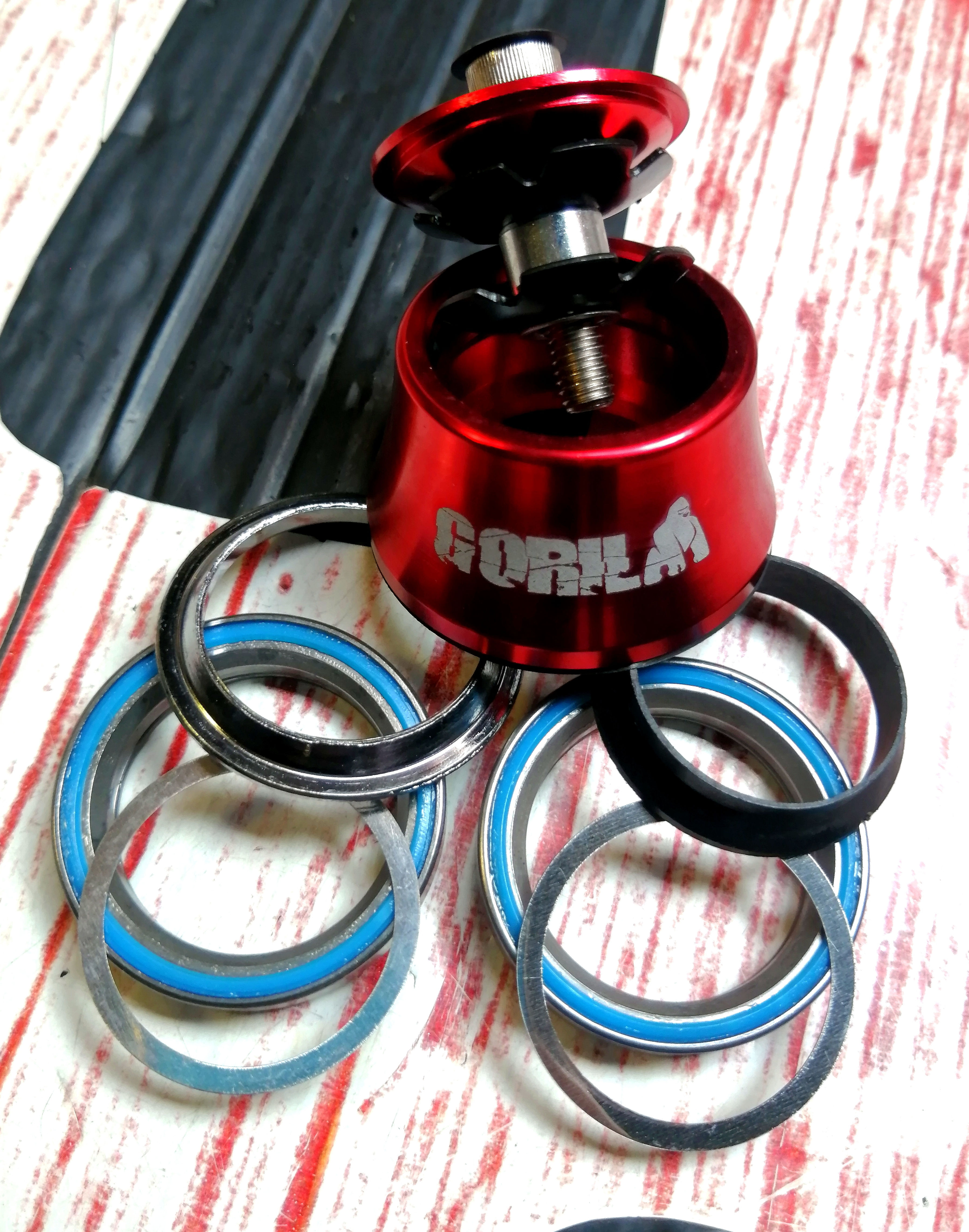 INTERNAS GORILA 25MM JUEGO ROJO