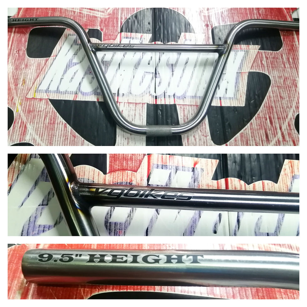 Miniatura: MANUBRIO VGBIKES ROSA BRAVA 9.5'' CHROMOLY PIEZA CRUDO