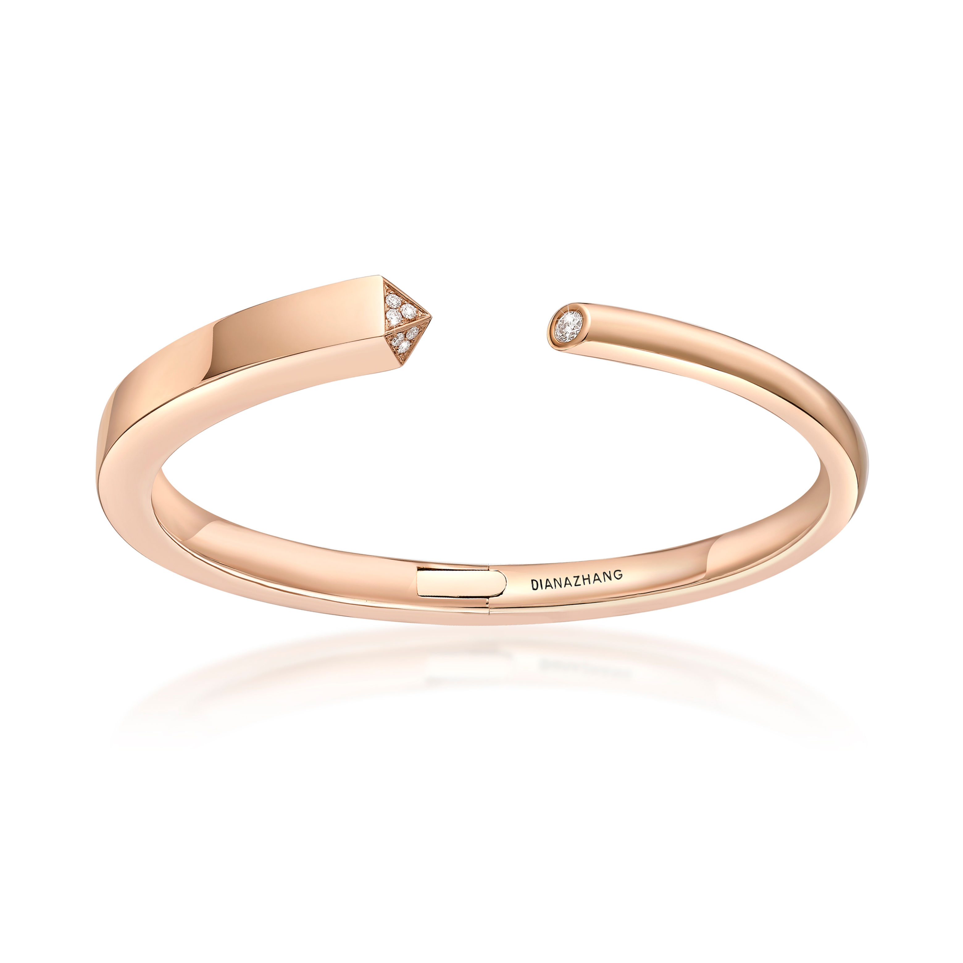 Undivided Love Bangle with Diamonds