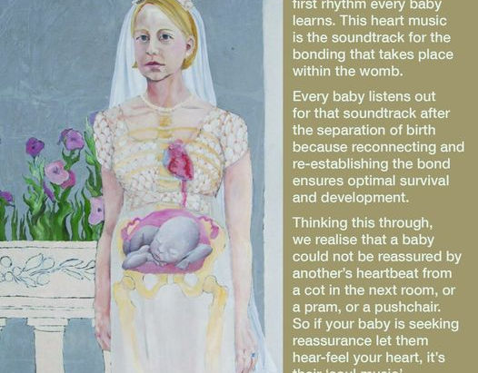 Mothers heartbeat. Biologically, every baby is counting on mother* to be our rock and our anchor.