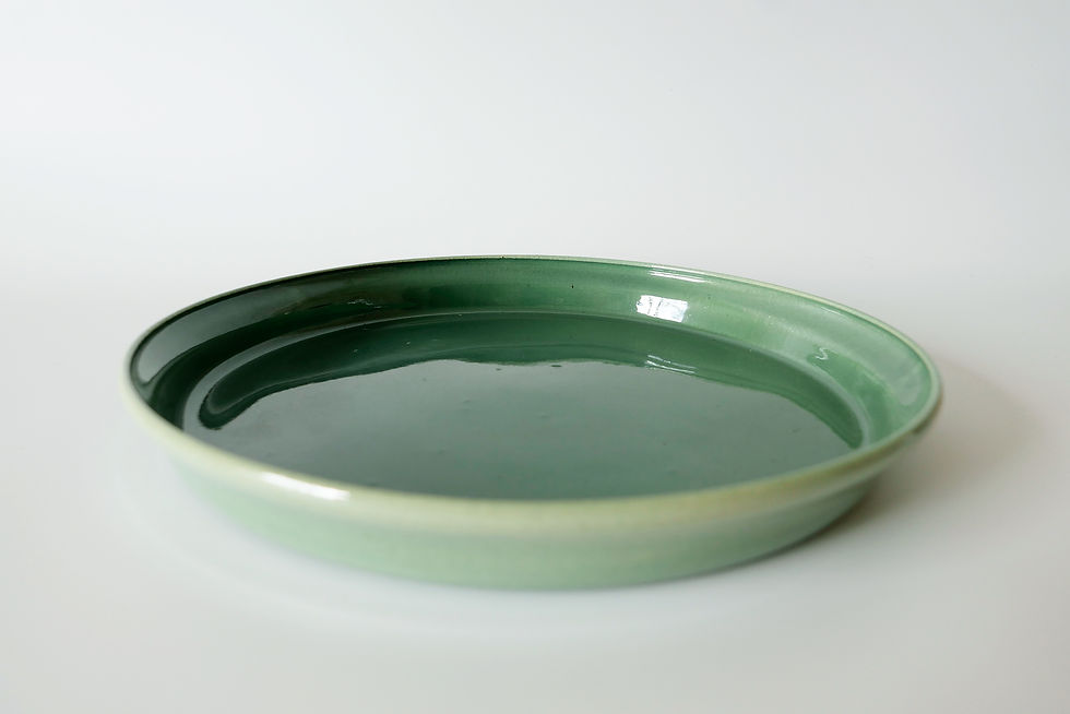 サムネイル： 辰砂釉平鉢 ※訳あり商品