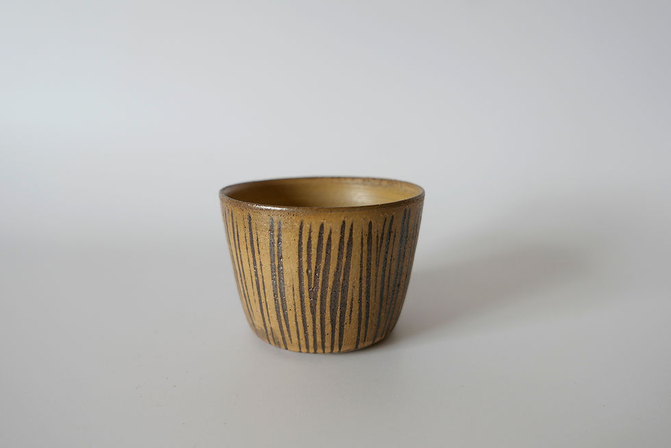 粉引掻き落とし蕎麦猪口