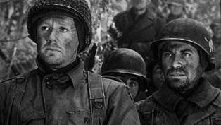 Soldiers battle the enemy and the elements in “Battleground”